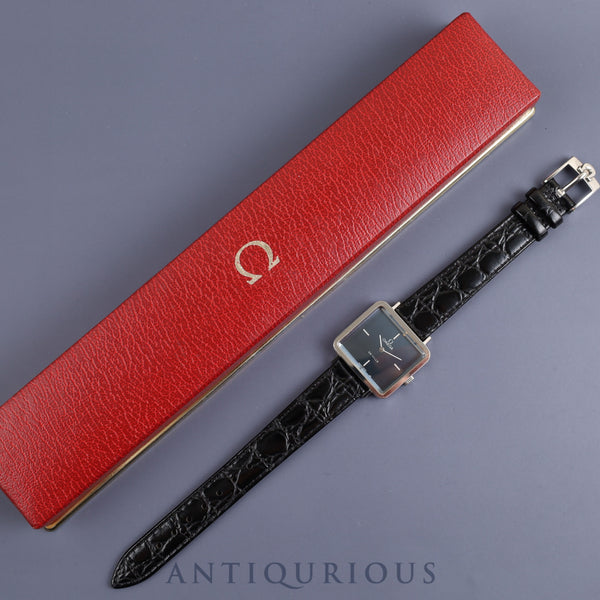 オメガ デ・ヴィル 511.0375 手巻き Cal.625 SS 革 純正尾錠(SS)ネイビー文字盤 オーバーホール済み