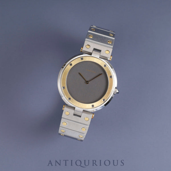 Cartier Santos Vendome LM 83041488 / 8191 Quartz SS/YG SS /YG Grey Ghost Dial Complete service completed at Cartier boutique