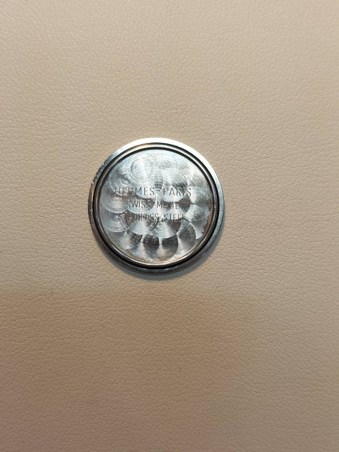 Hermès Clipper CL4.220 Quartz Cal.- SS/GP SS/GP Ivory Dial Box Warranty (1998) Overhauled