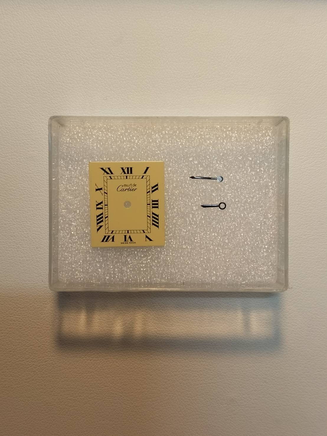 カルティエ マストタンク LM 手巻き Cal.78-1 SV925 革 純正尾錠(GP)アイボリーローマン文字盤 オーバーホール済み