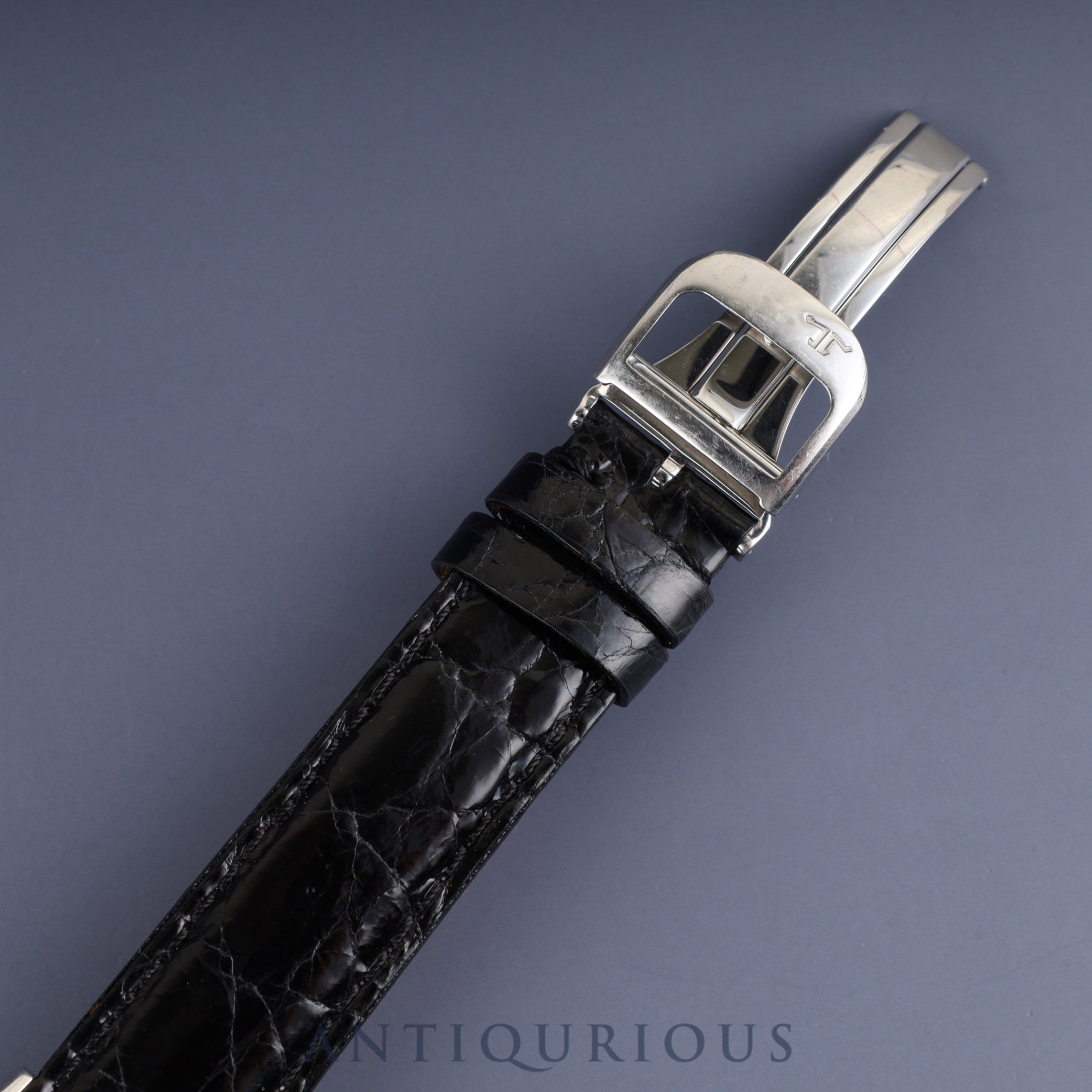 Jaeger-LeCoultre Reverso Classic 250.8.86 Manual Winding Caliber 846/1 Stainless Steel Leather Strap with Genuine Stainless Steel Buckle, Silver Arabic Dial, Overhauled