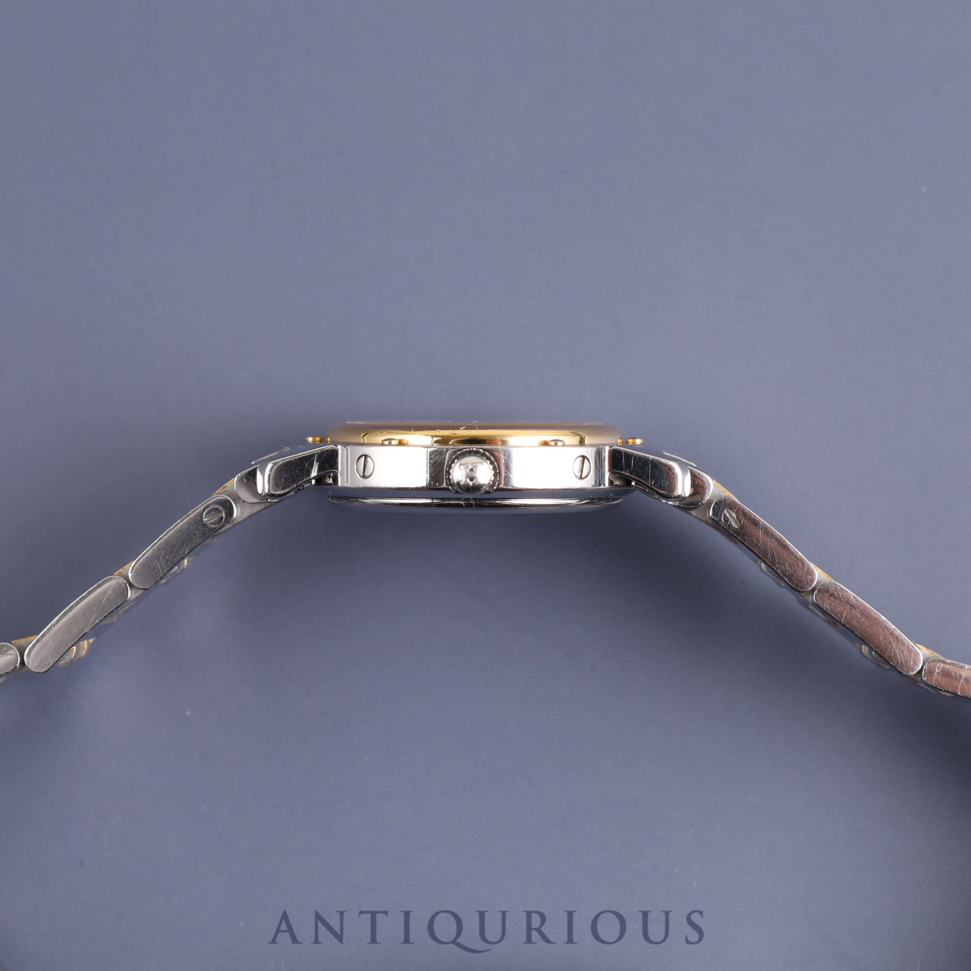 エルメス クリッパー CL4.220 クォーツ SS/GP アイボリー文字盤 24.0mm 保証書(無記名)オーバーホール済み