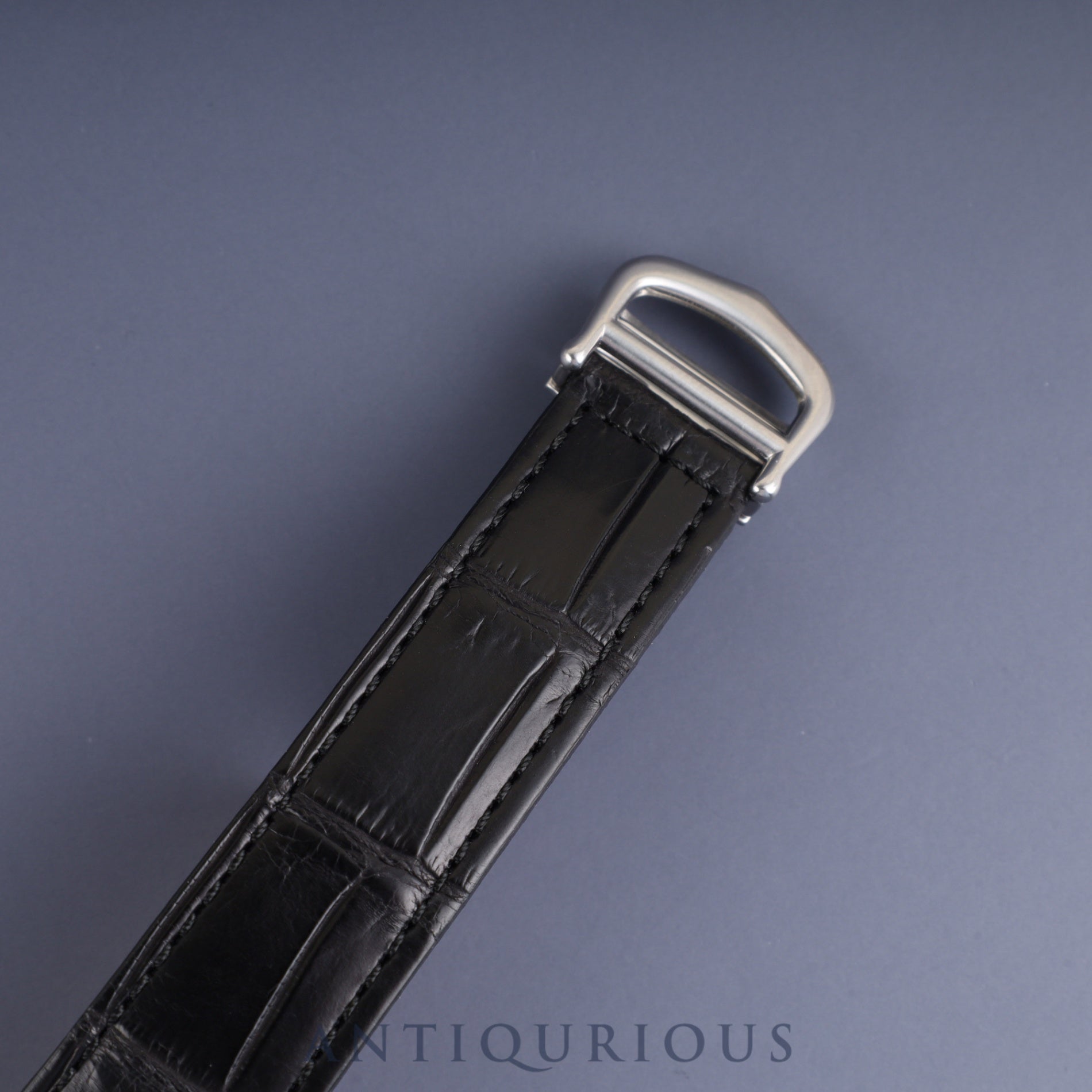 Cartier Must Tank GM (XL) 2414 Quartz Caliber 87 SV925 Leather Strap with Genuine D-Clock Buckle (Stainless Steel) Telephone Arabic Dial Overhauled