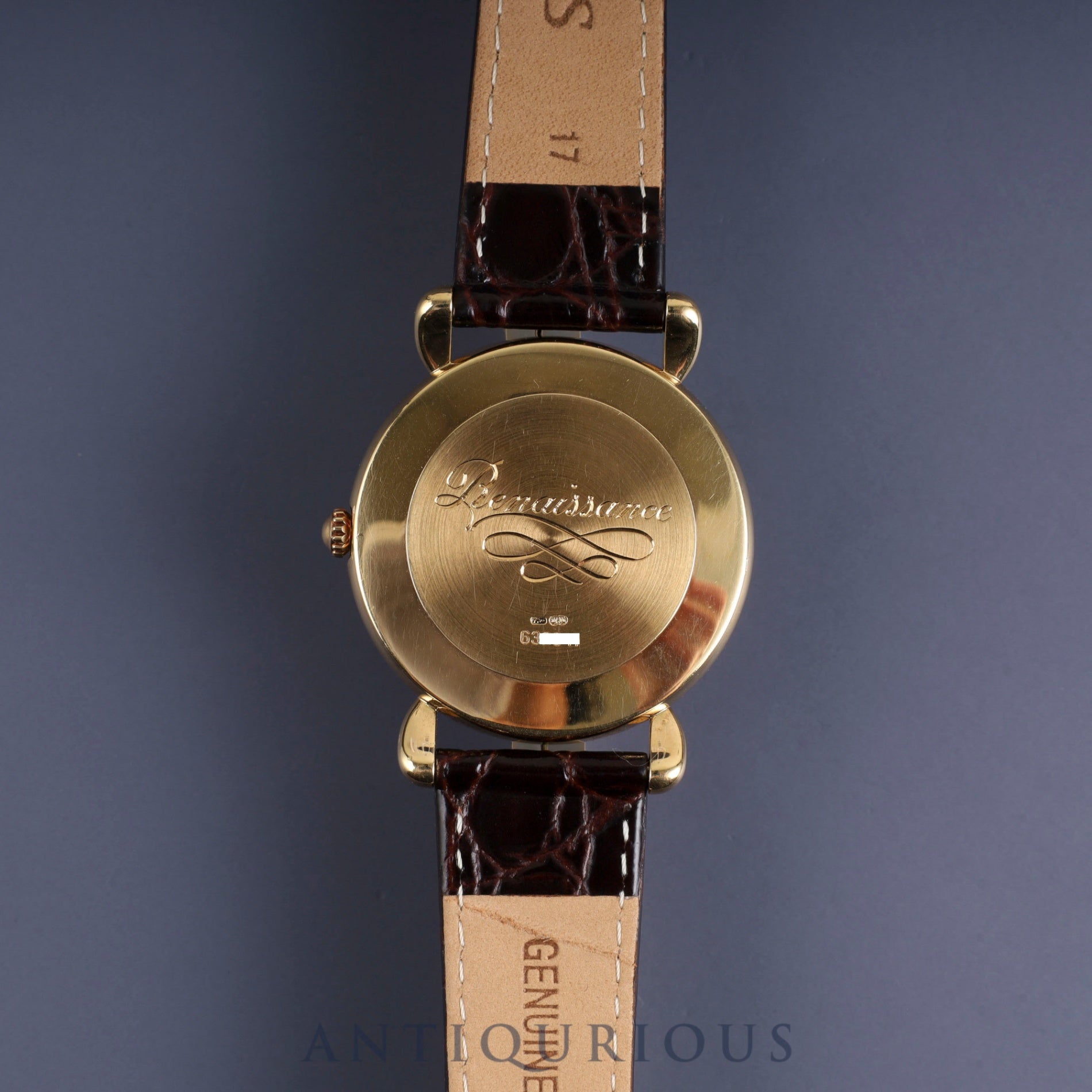 ヴァシュロン・コンスタンタン ヒストリカル ルネサンス 92084/000J-4 手巻き Cal.1014/1 750 革 純正尾錠(750)ゴールド文字盤 純正替えベルト オーバーホール済み