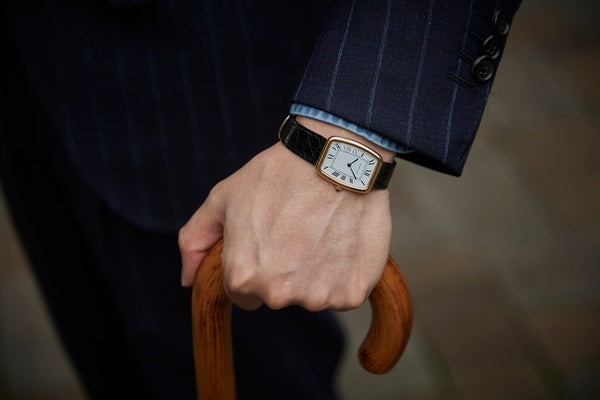 Cartier Faberge LM 78101 Manual winding 750 Genuine leather strap Early model genuine D buckle (750) White Roman dial Overhauled