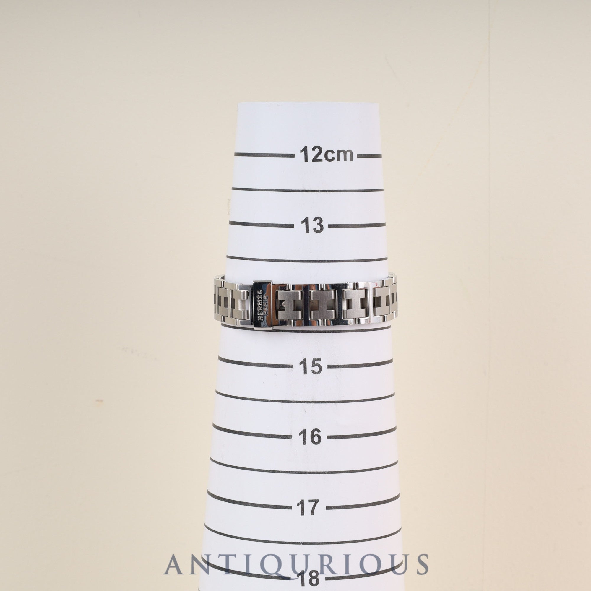 エルメス クリッパー CL4.210 クォーツ SS SS グレー文字盤 箱 保証書 冊子 オーバーホール済み