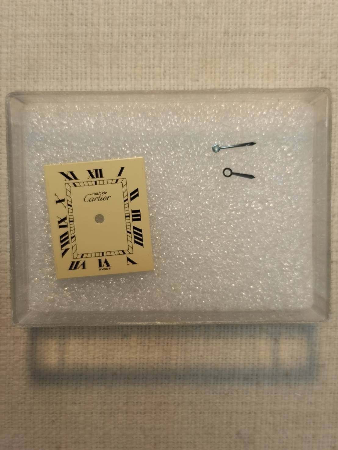 カルティエ マストタンク LM 手巻き Cal.78-1 SV925 革 純正尾錠(GP) アイボリーローマン文字盤 1976年頃~1980年代初期頃 オーバーホール済み