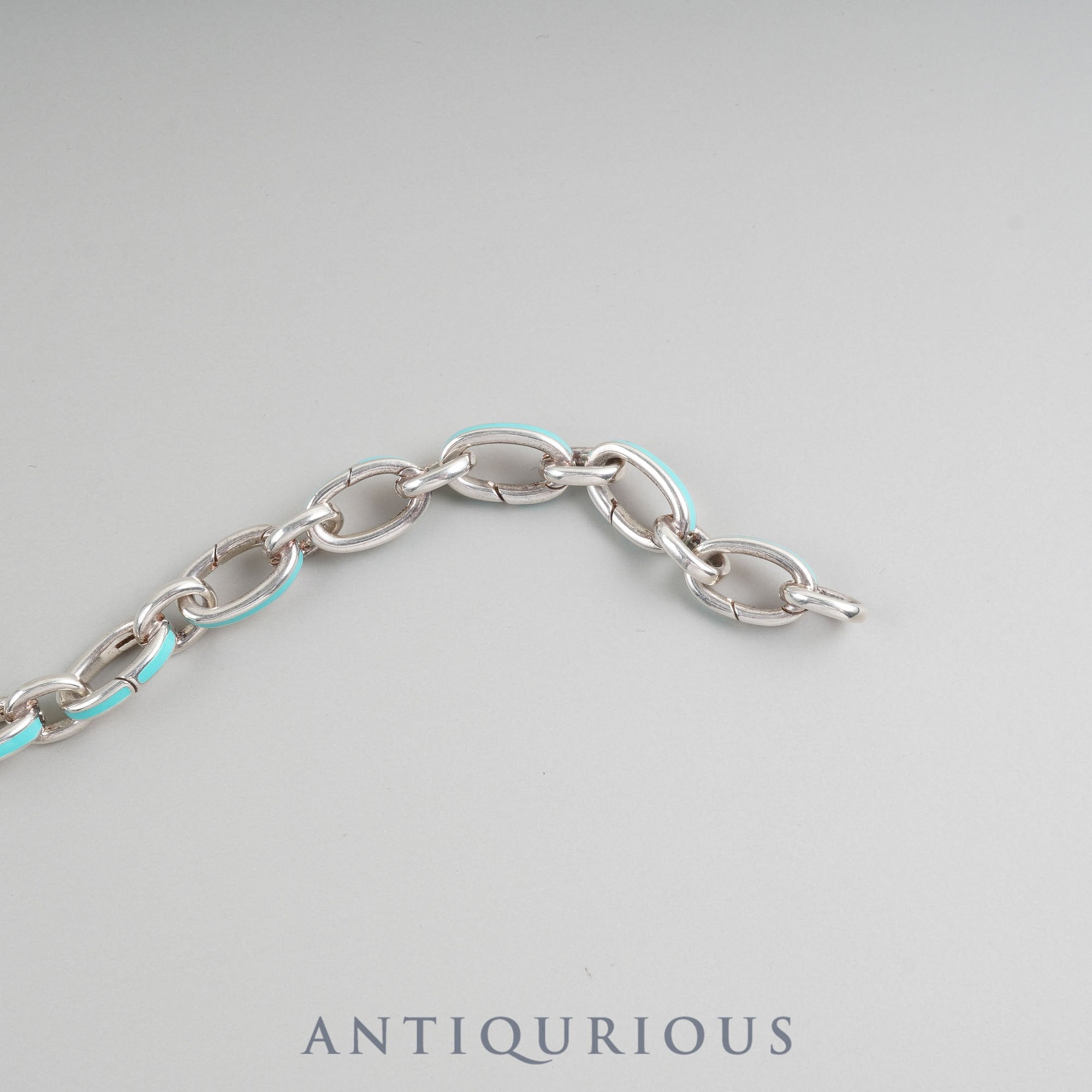 Tiffany bracelet clasping link SV925/enamel bag