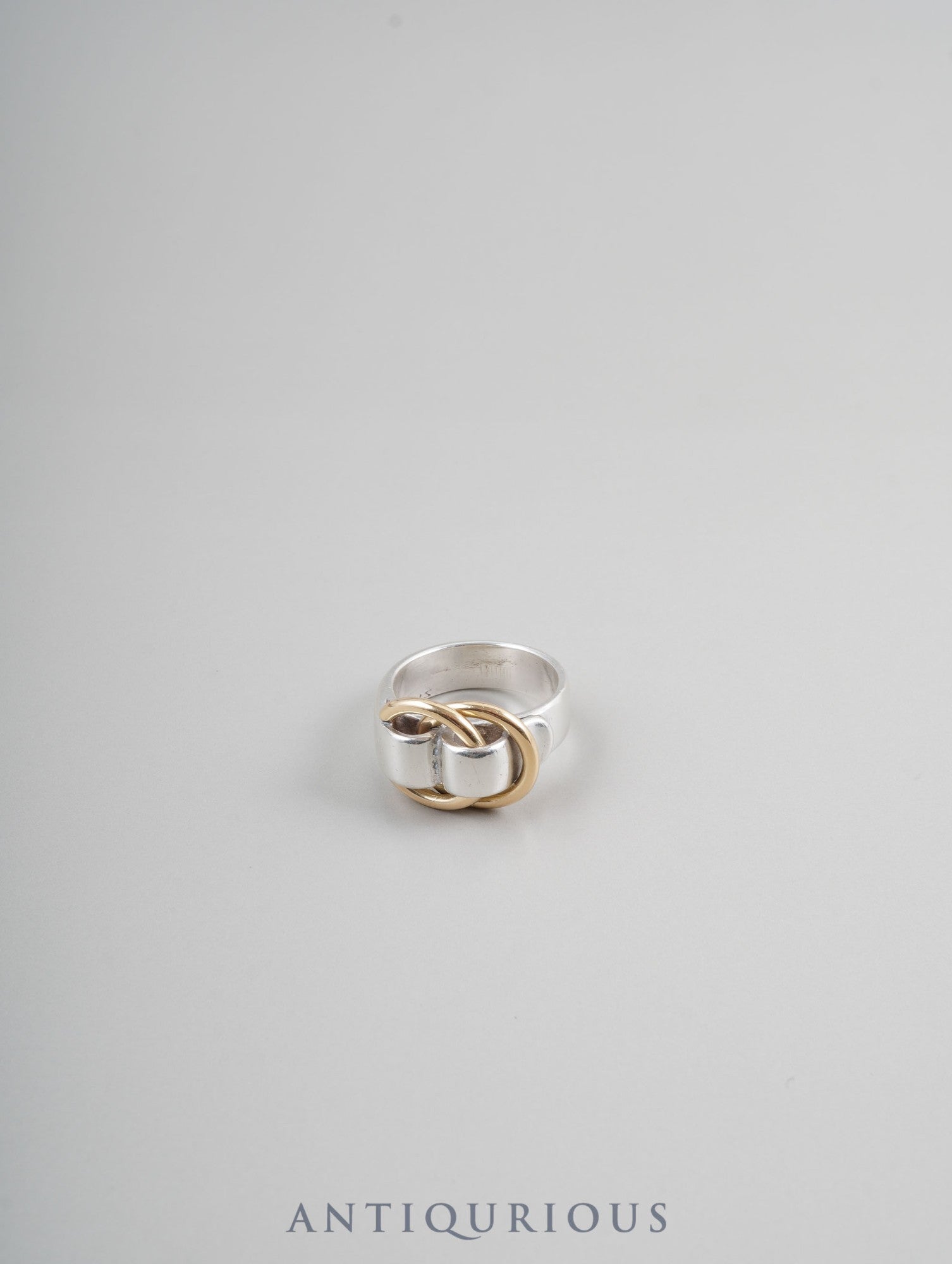 エルメス リング ドゥザノー SV925/750 約10.5号