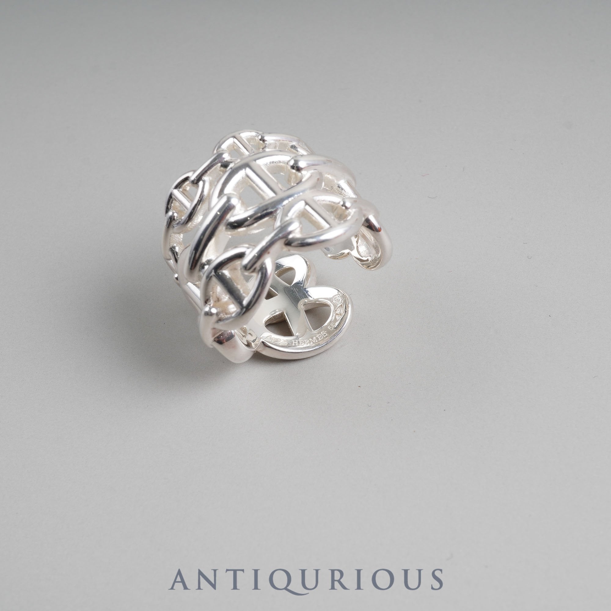 Hermes Ring Chaine d'Ancre Anchaine GM #55 Box