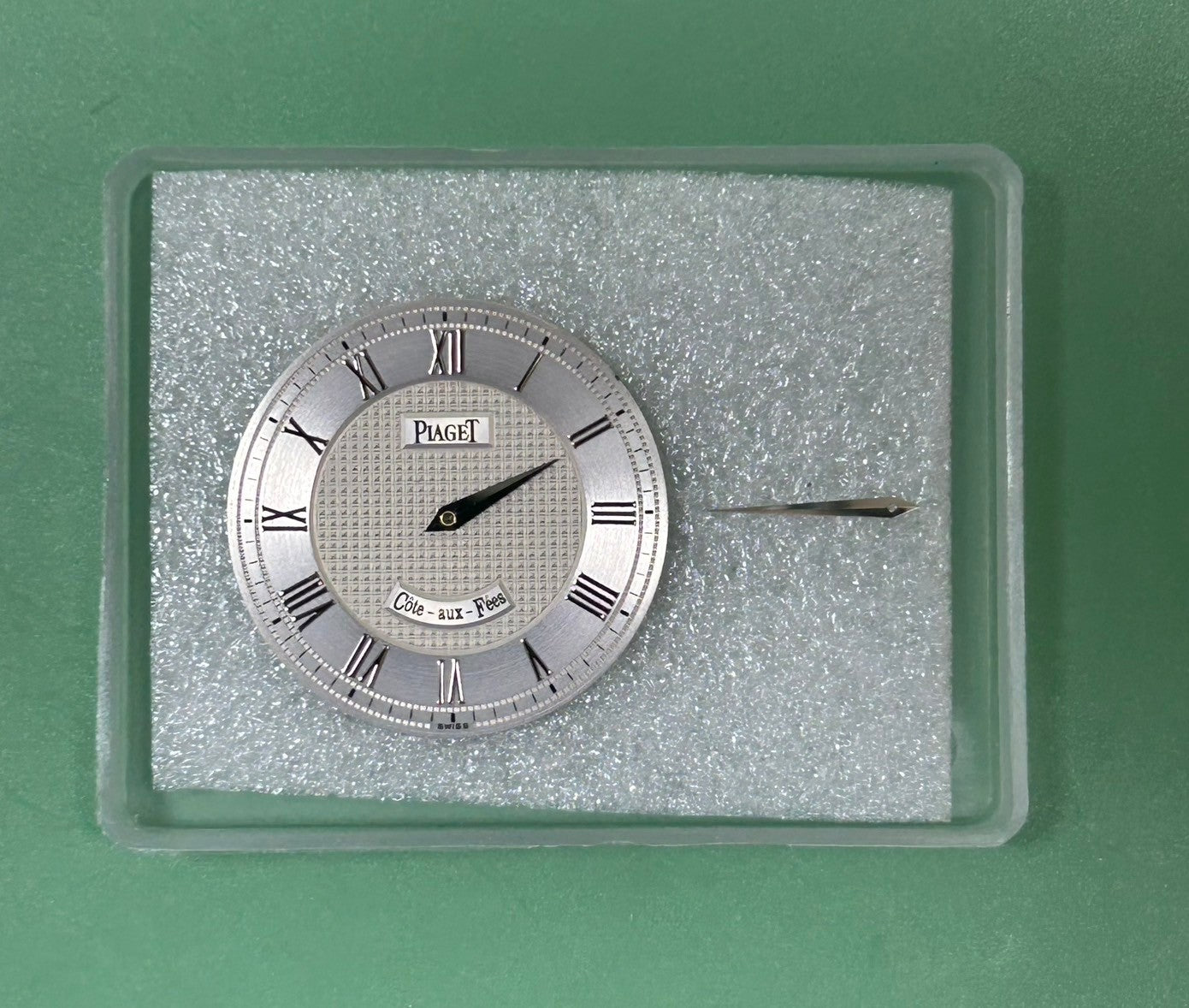 Piaget Tradition La Côte aux Fées 90035 Manual Winding Caliber 430P 750 Leather Watch with Genuine Buckle (750) Silver Dial Overhauled