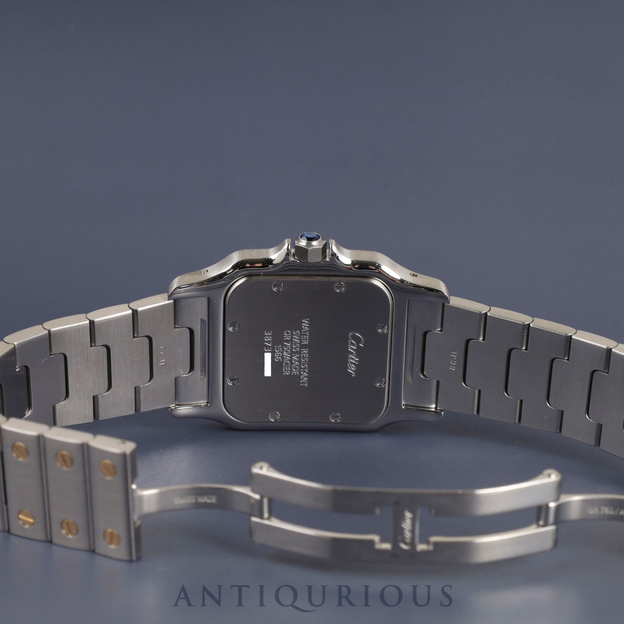 カルティエ サントス ガルベ LM W20011C4 / 1566 クォーツ SS/YG SS/YG ホワイトローマン文字盤 カルティエブティックにてコンプリートサービス済み