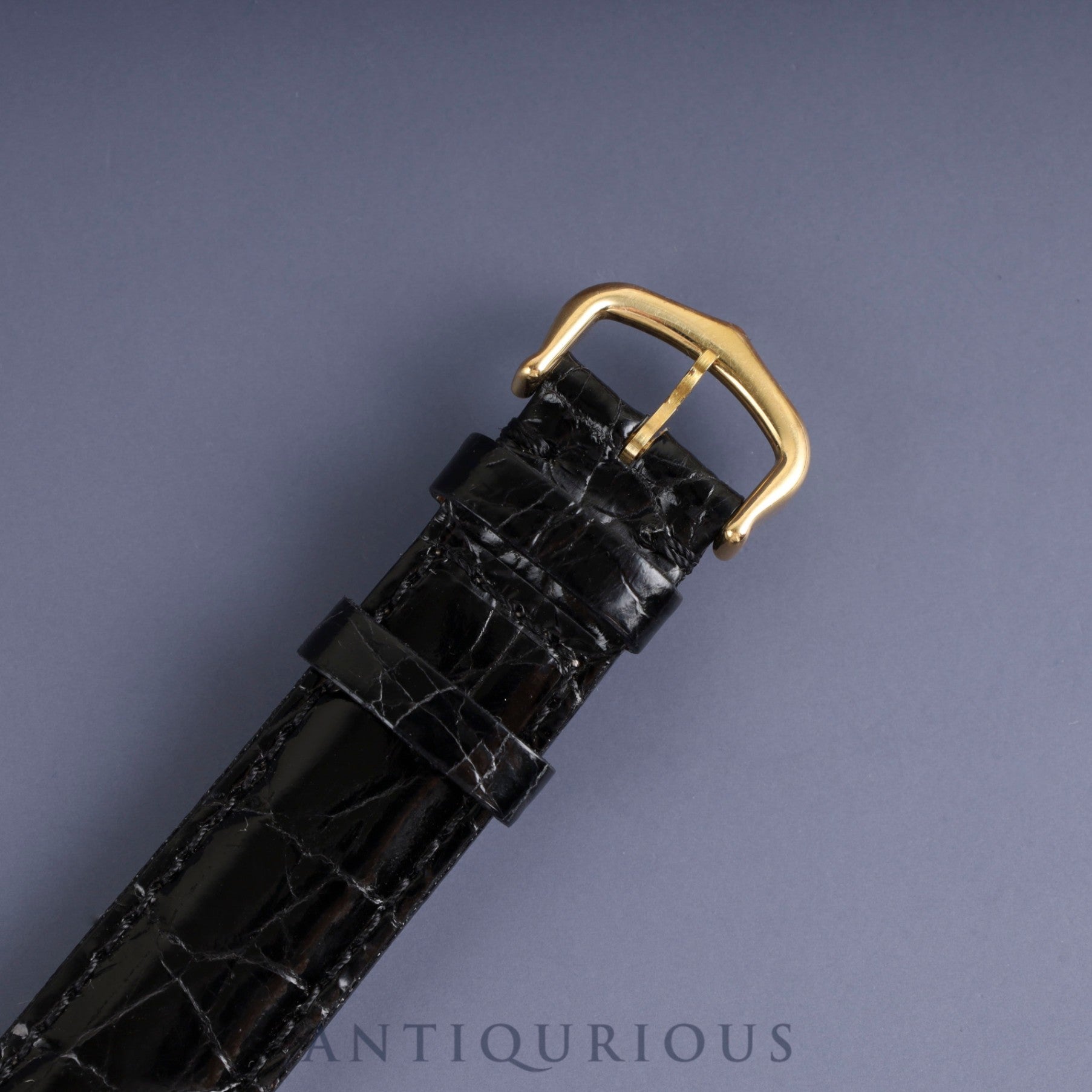 Cartier Santos-Dumont LM 9606 Manual winding Cal.21 750 Leather Genuine buckle (GP) White Roman dial Overhauled