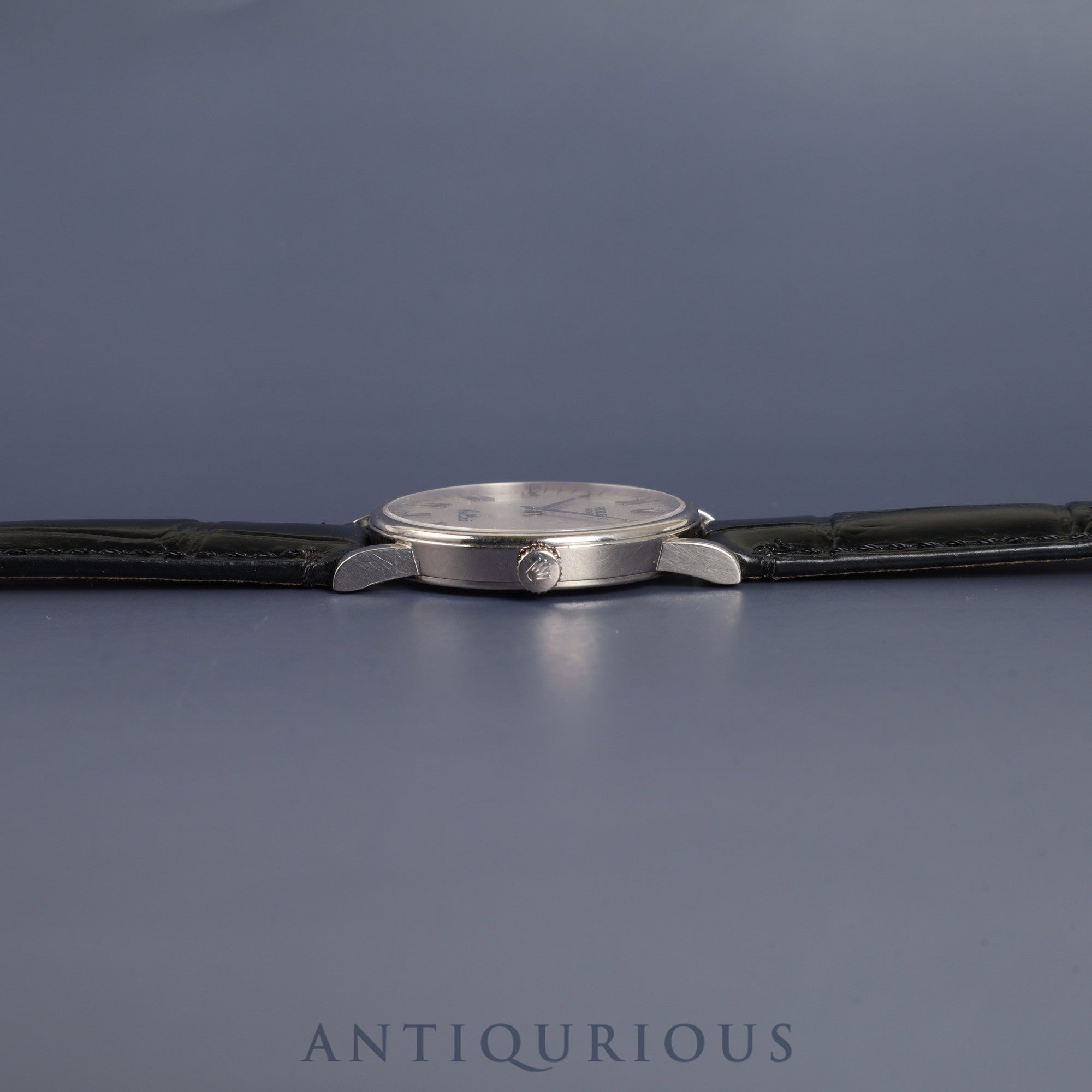 ロレックス チェリーニ 5115 手巻き Cal.1602 750 革 純正尾錠(750) 彫りコンピューター文字盤 冊子 保証書(2004年)純正ベルト オーバーホール済み