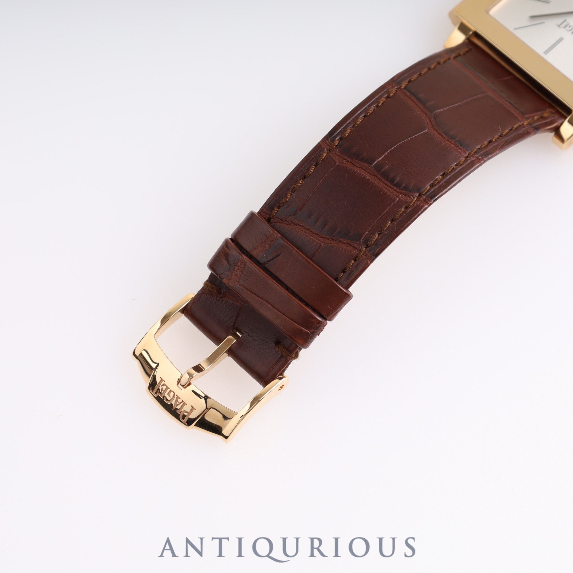 ピアジェ アルティプラノ P10465 手巻き Cal.430P PG 純正革ベルト 純正尾錠(750)シルバー文字盤