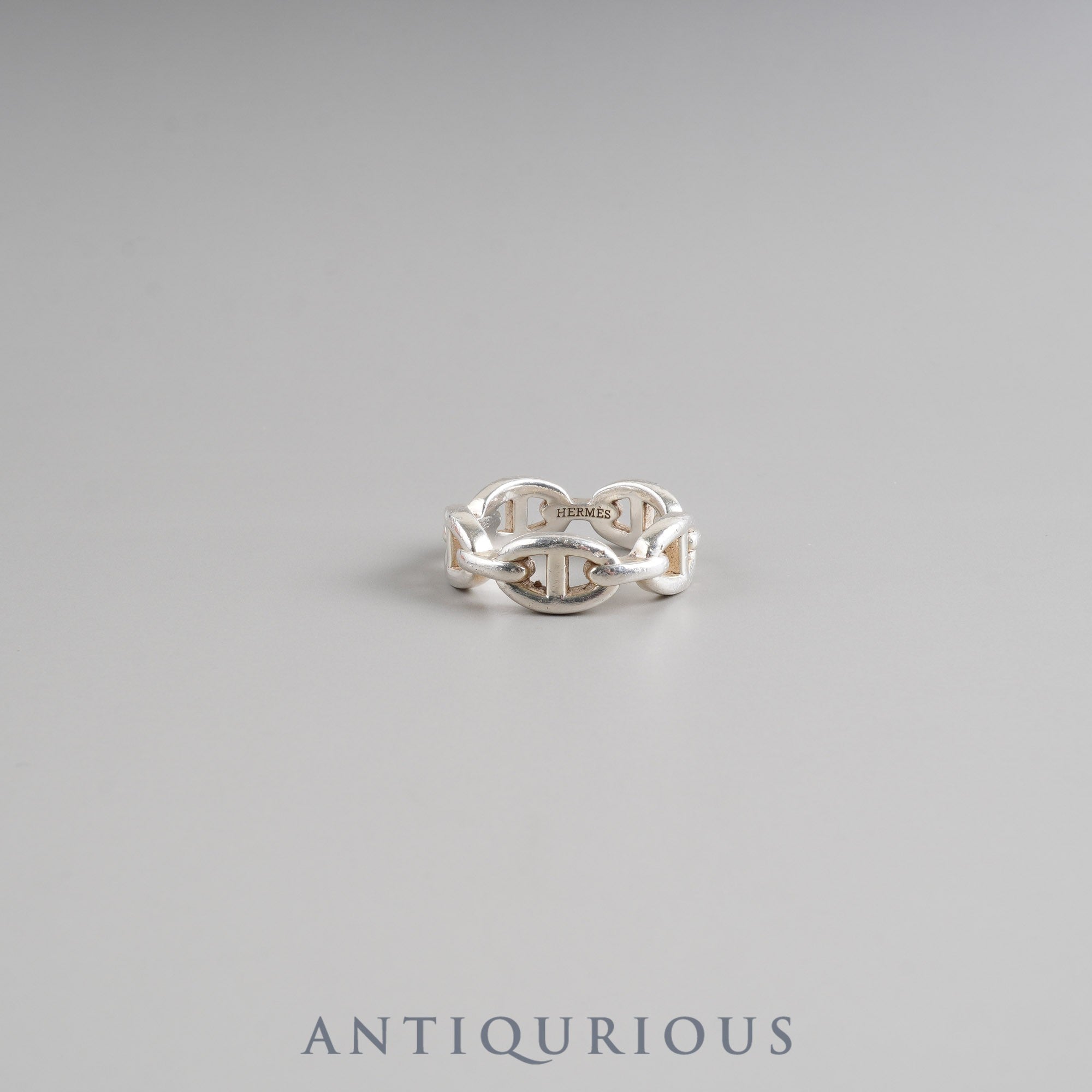 エルメス リング シェーヌダンクル アンシェネ スターリングシルバー #57 箱