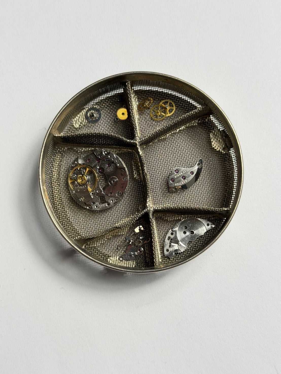 カルティエ マストタンク LM 手巻き Cal.ETA2512 SV925 カミーユ・フォルネ製ベルト オニキス文字盤(SWISS MADE表記)新品仕上げ済み カルティエブティックにてコンプリートサービス済み