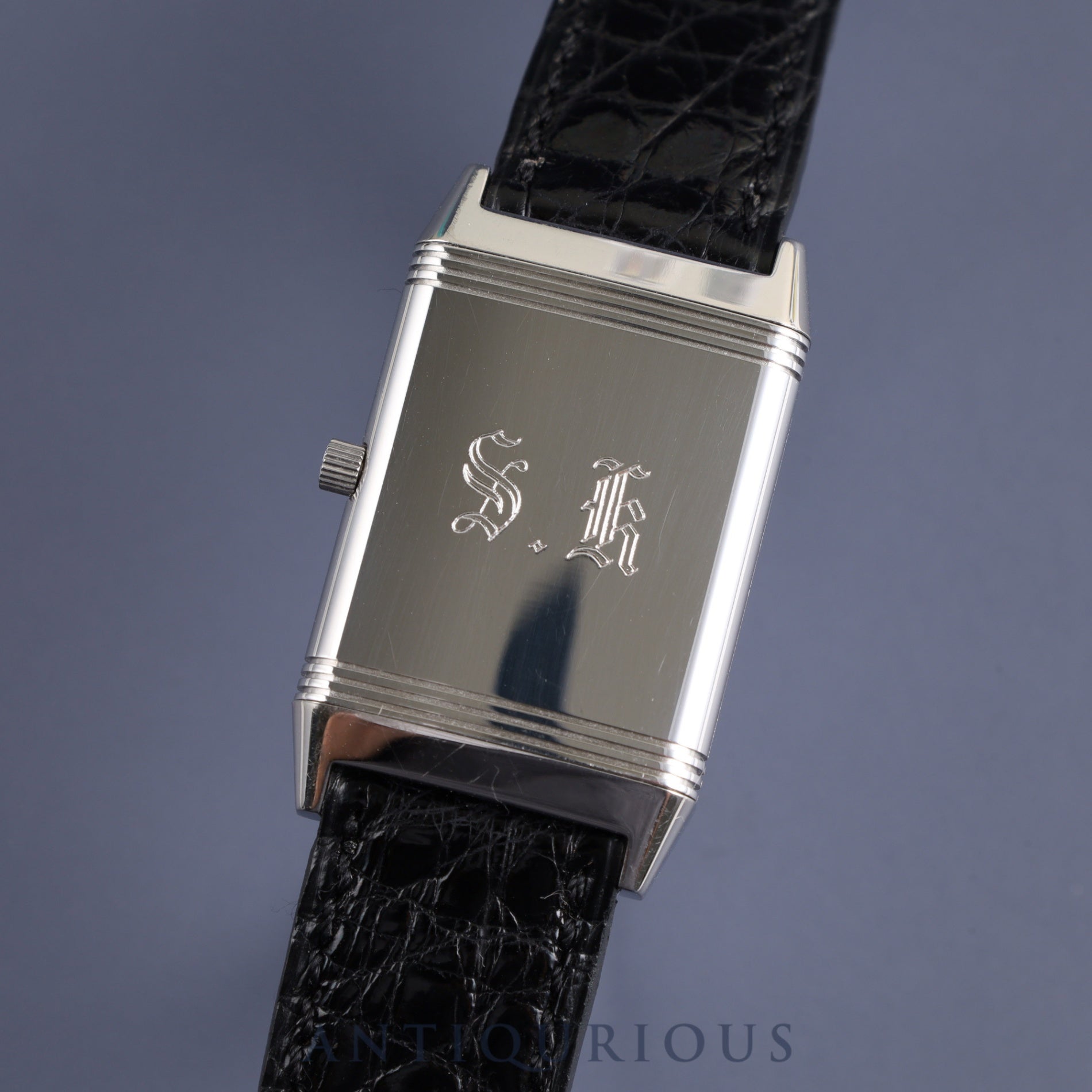 Jaeger-LeCoultre Reverso Classic 250.8.86 Manual winding Cal.846/2 SS Genuine leather strap Genuine buckle (SS) Arabic dial 23 x 38mm Overhauled Case back engraved