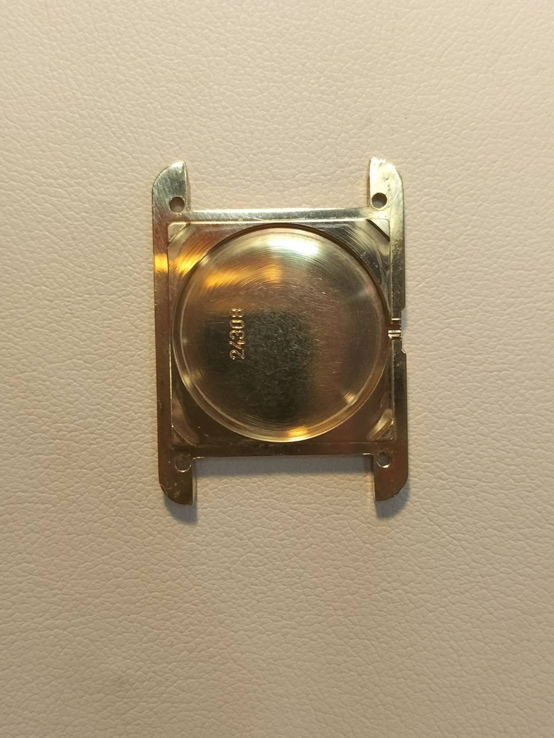 カルティエ マストタンク SM 366001 クォーツ Cal.66 SV925 革 純正Dバックル(GP) アイボリーローマン文字盤 オーバーホール済み