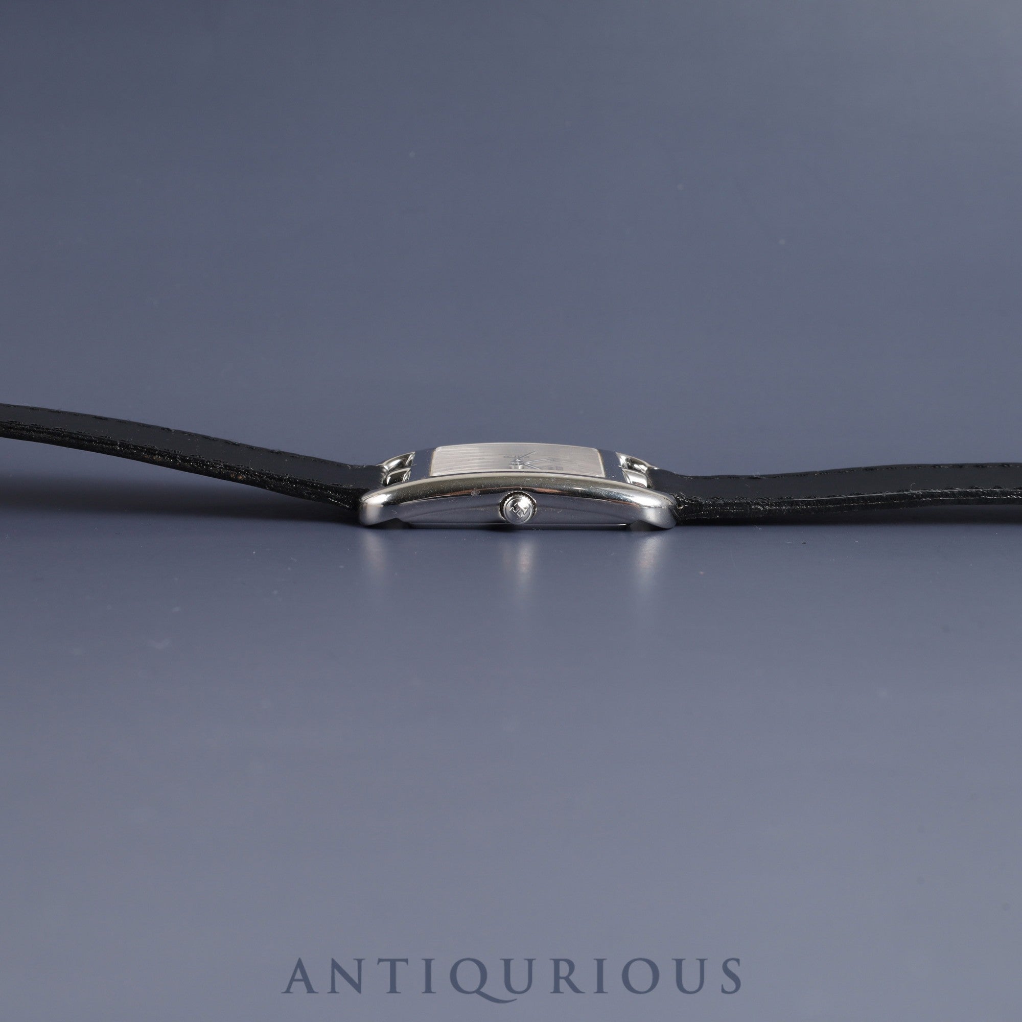 エルメス ケープコッド CC2.710 クォーツ SS 革 純正尾錠(SS) シルバーアラビア文字盤 純正替ベルト(A刻印:2017年) オーバーホール済み