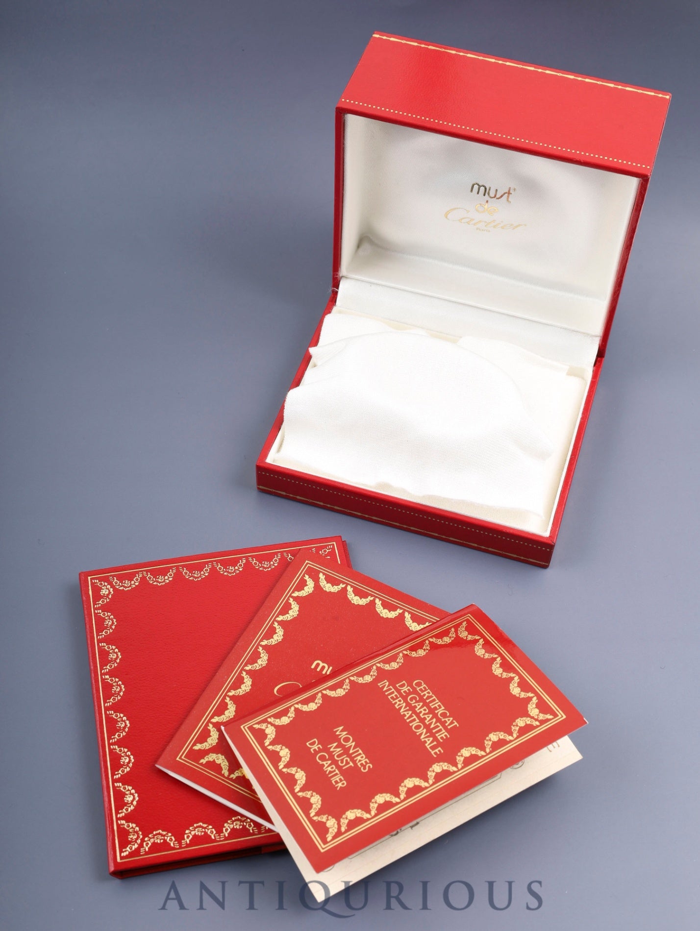 カルティエ マストタンク LM W1005654/590005 クォーツ Cal.690 SV925 革 純正Dバックル(GP)オパラン文字盤 箱 保証書(1994年)冊子 オーバーホール済み