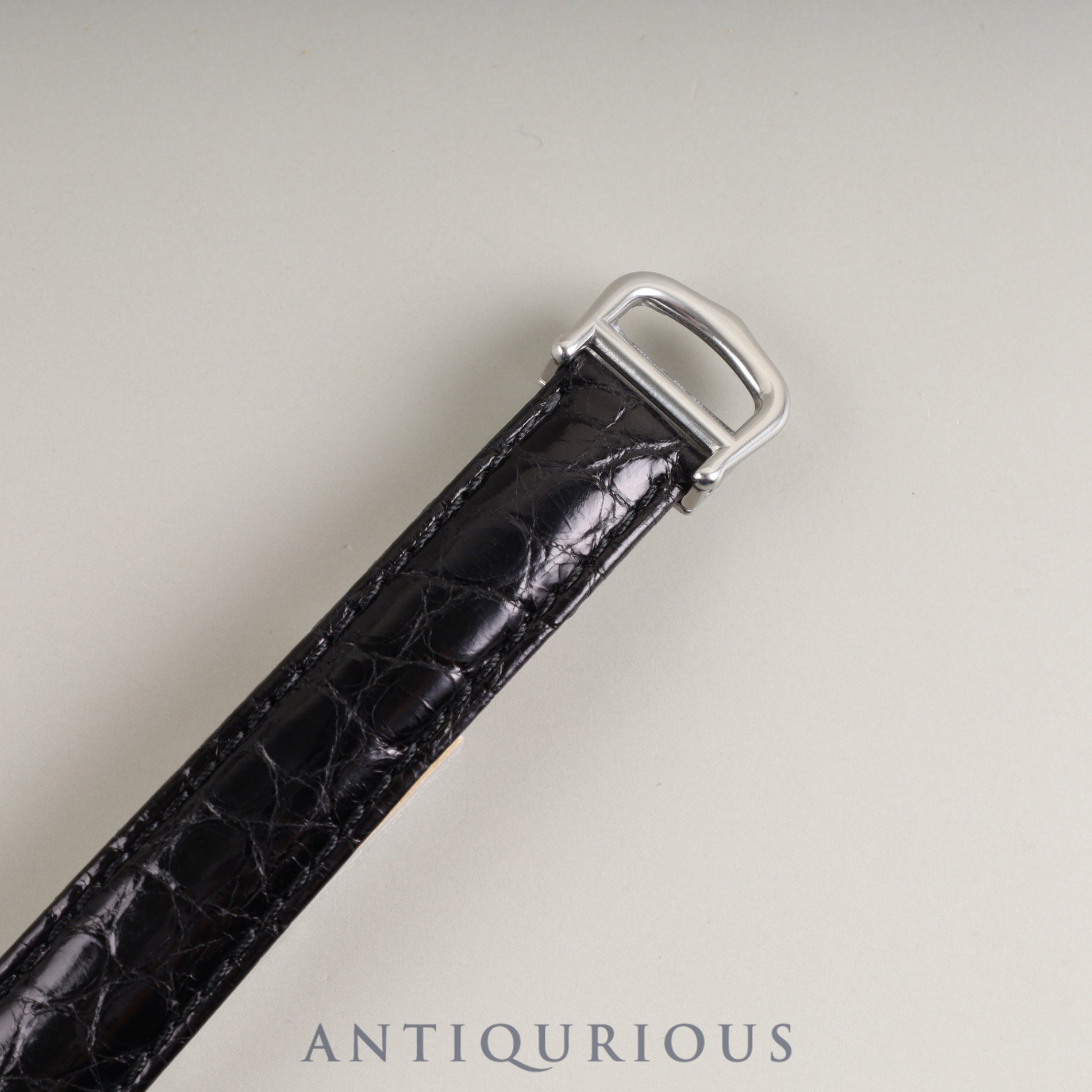 カルティエ マストタンク MM 2416 クォーツ Cal.057 SV925 革 純正Dバックル(SS)シルバーローマン文字盤(2000年クリスマス限定) オーバーホール済み