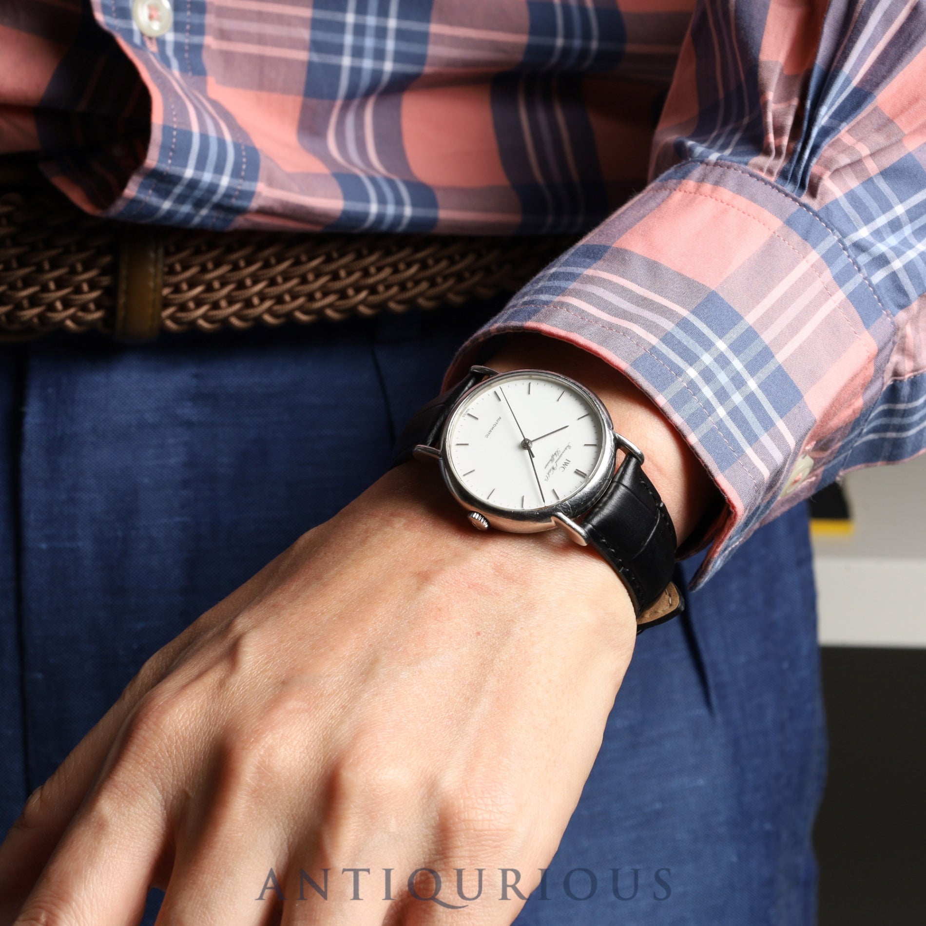 IWC Portofino IW351403 Automatic Cal.37521 SS Leather Third party buckle (SS) White dial Overhauled IWC