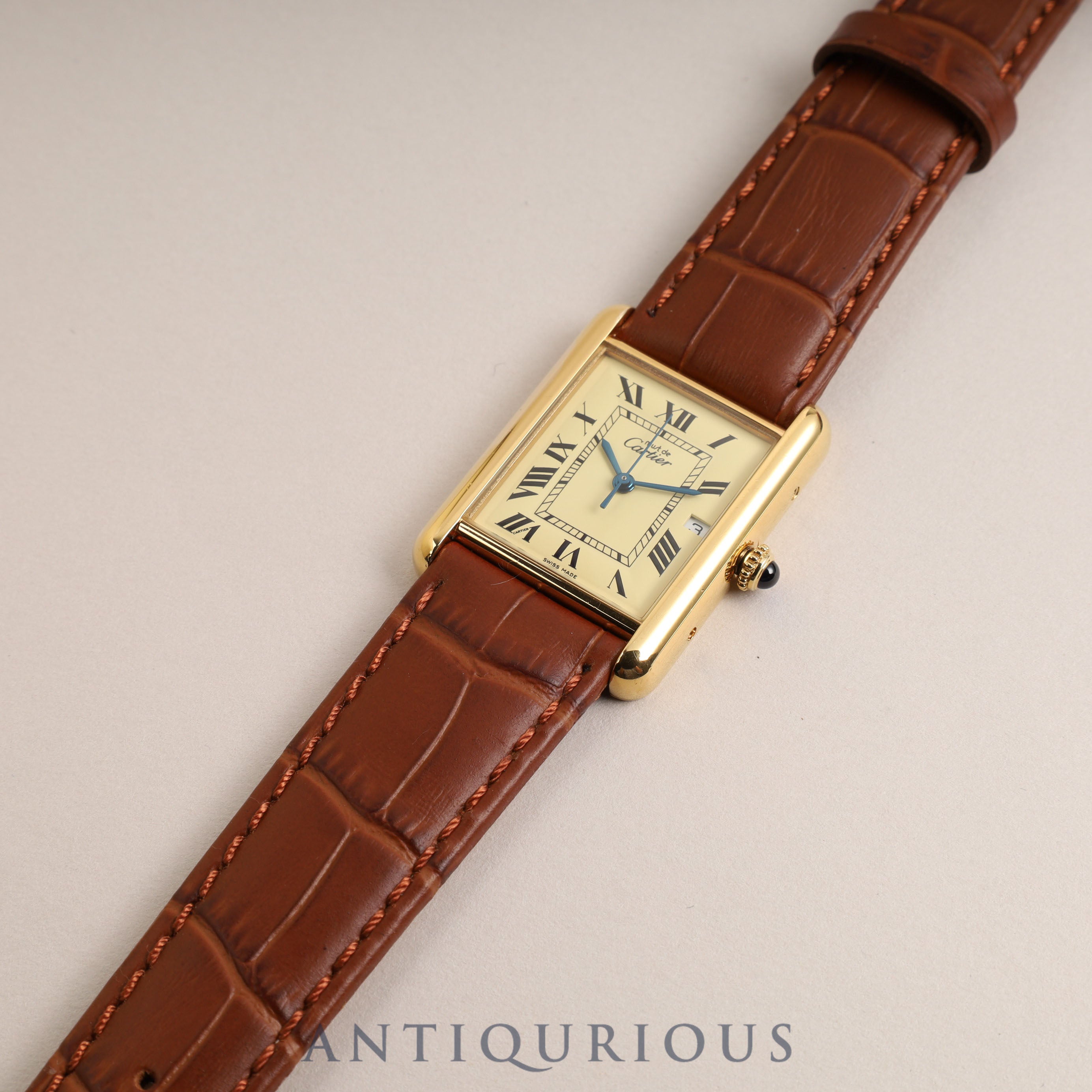 カルティエ マストタンク GM(XL) デイト QZ コンプリートサービス(フルメンテナンス)済み