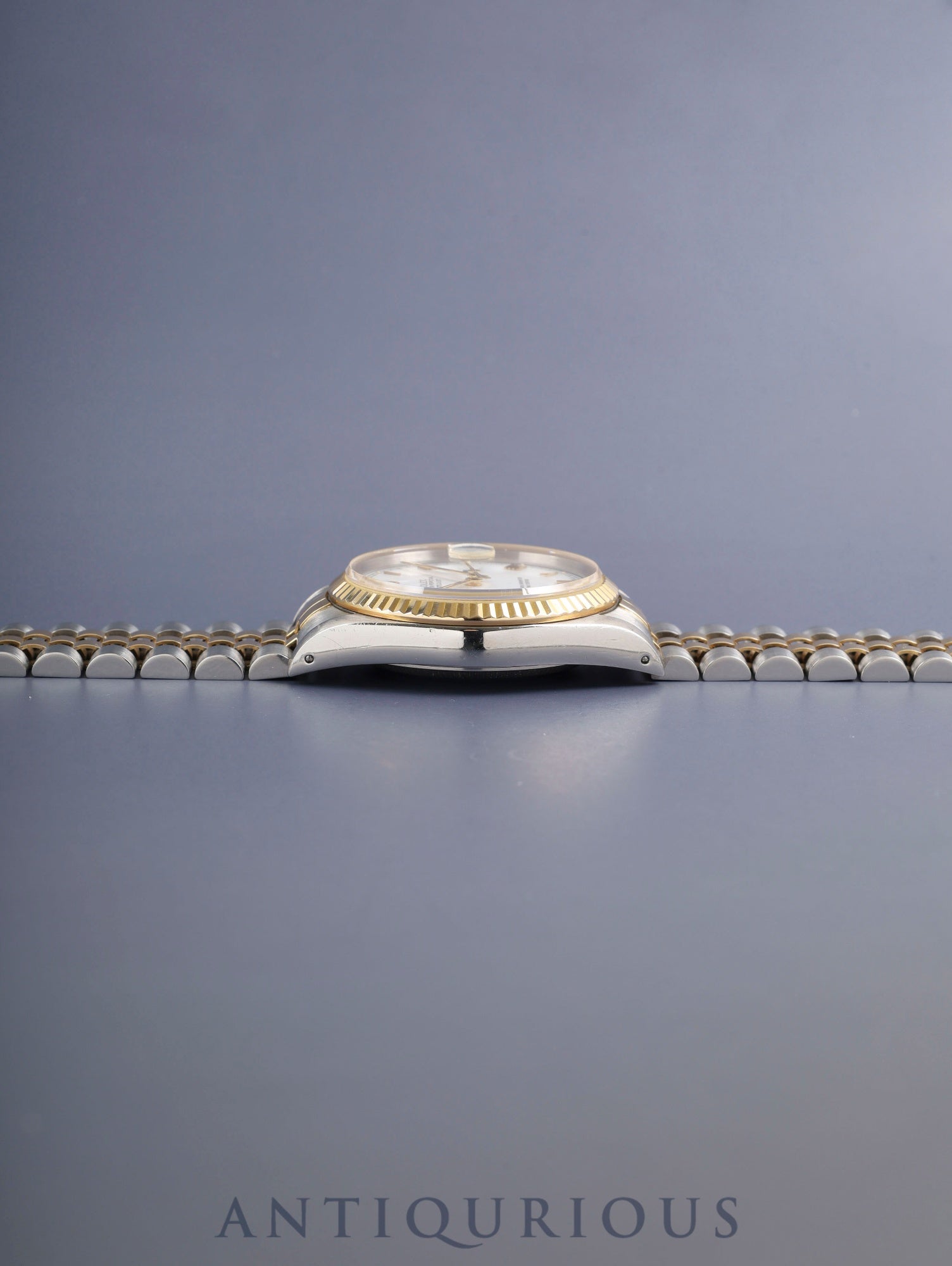 ロレックス デイトジャスト 16233 自動巻き Cal.3135 SS/YG SS/YG ホワイト 文字盤 X番台(1991年)外箱 保証書(1994年) オーバーホール済み