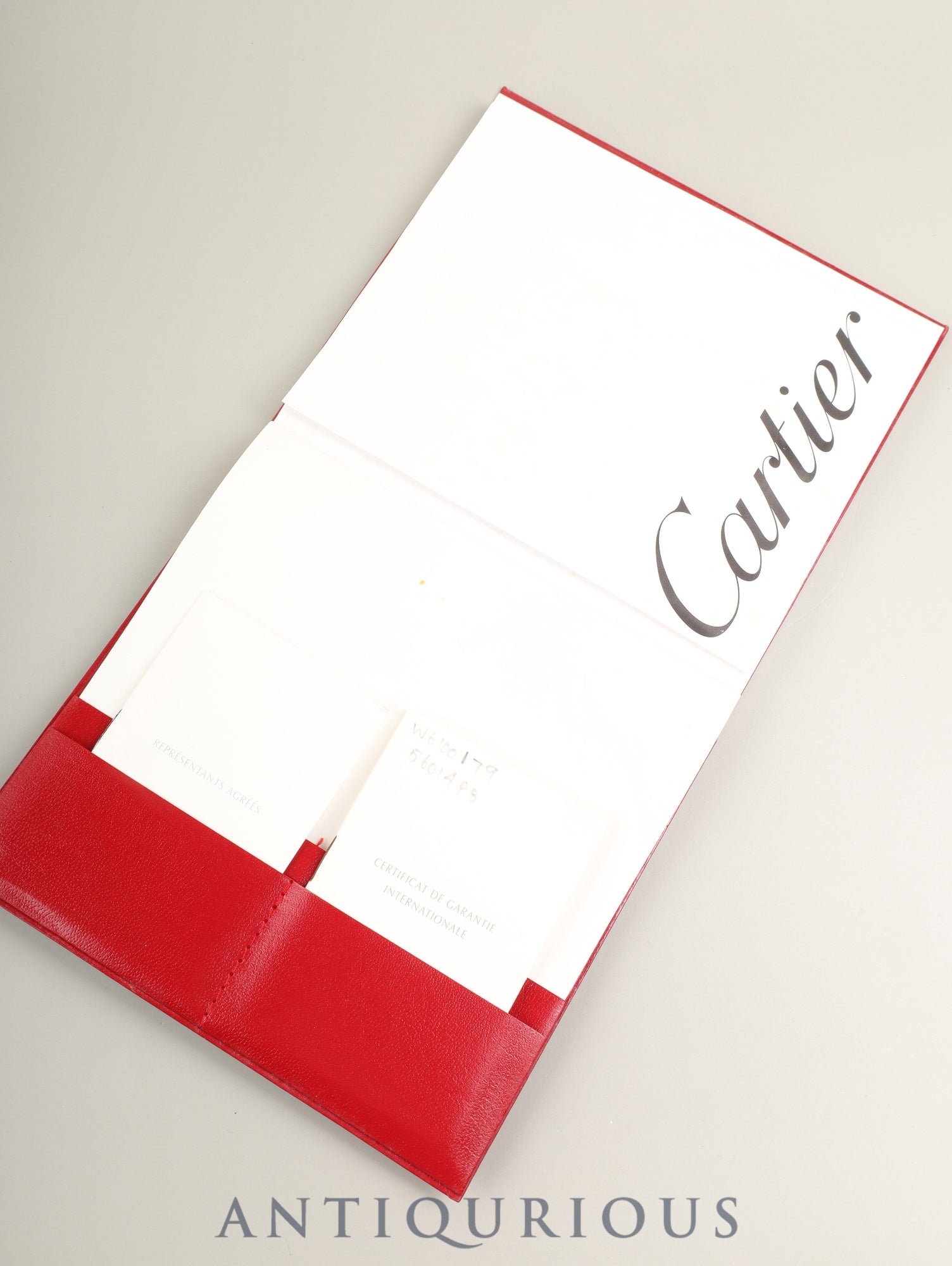 カルティエ パンテール リュバン SM W61001T9 / 2420 クォーツ SS SS ホワイトシェル文字盤(SWISS表記) 箱 冊子 保証書(1999年)ピン付き カルティエブティックにてコンプリートサービス済み