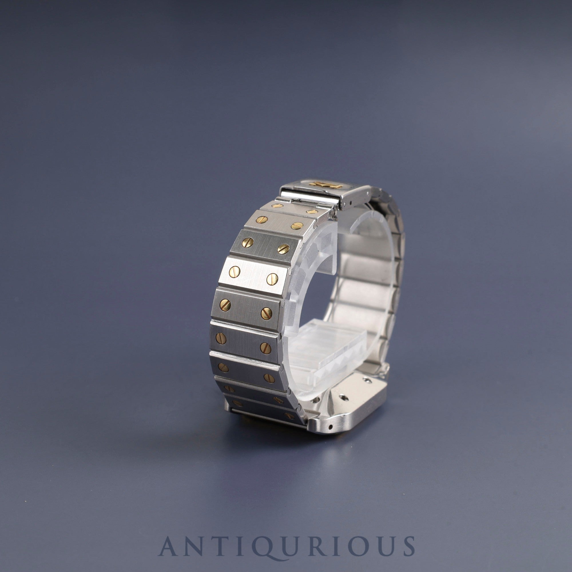 Cartier Santos Galbee LM AC23.80GR OR0.750GR 4.05GR/2961 Automatic Cal.2671 Stainless Steel/Yellow Gold White Roman Dial Overhauled