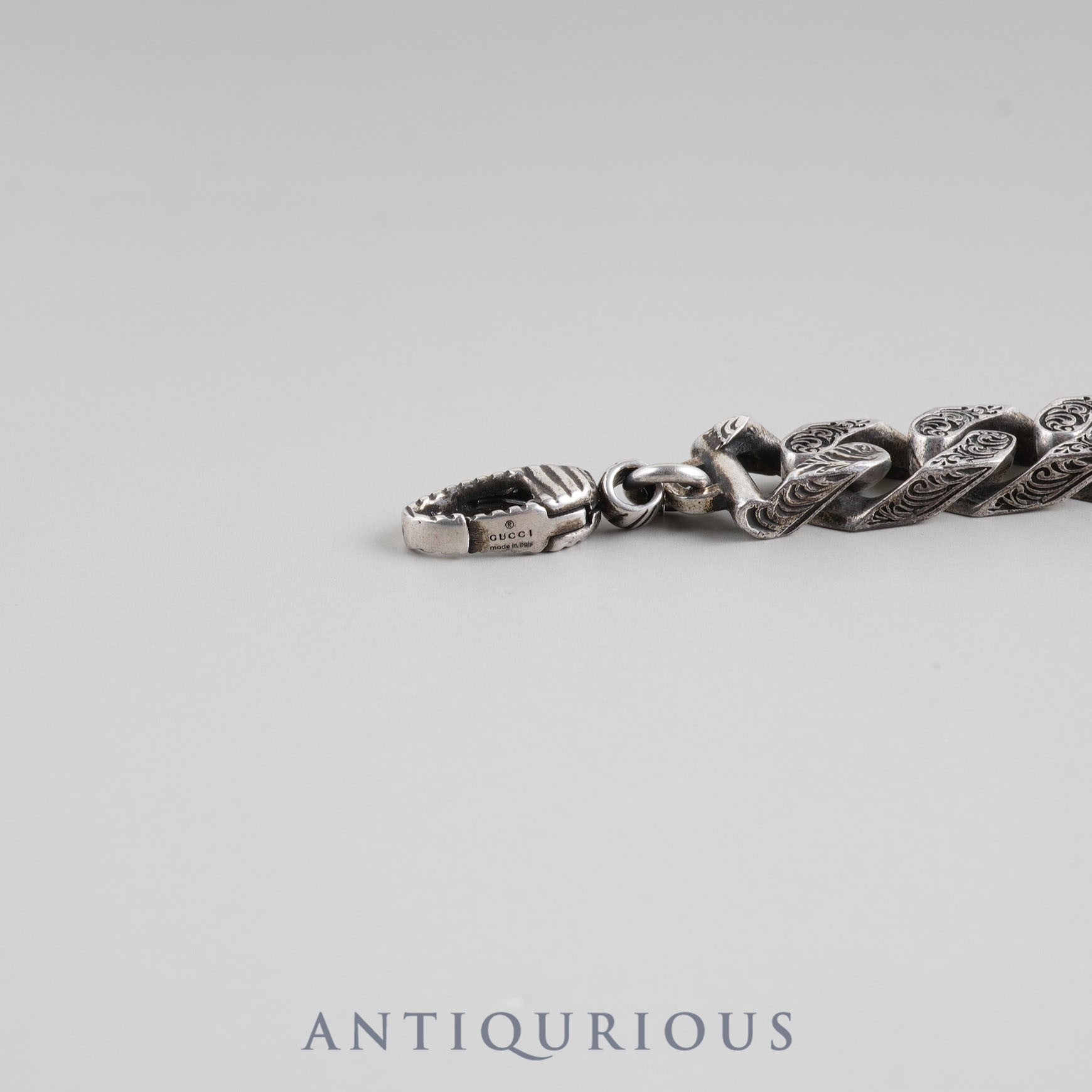 グッチ ブレスレット インターロッキング チェーン SV925 箱