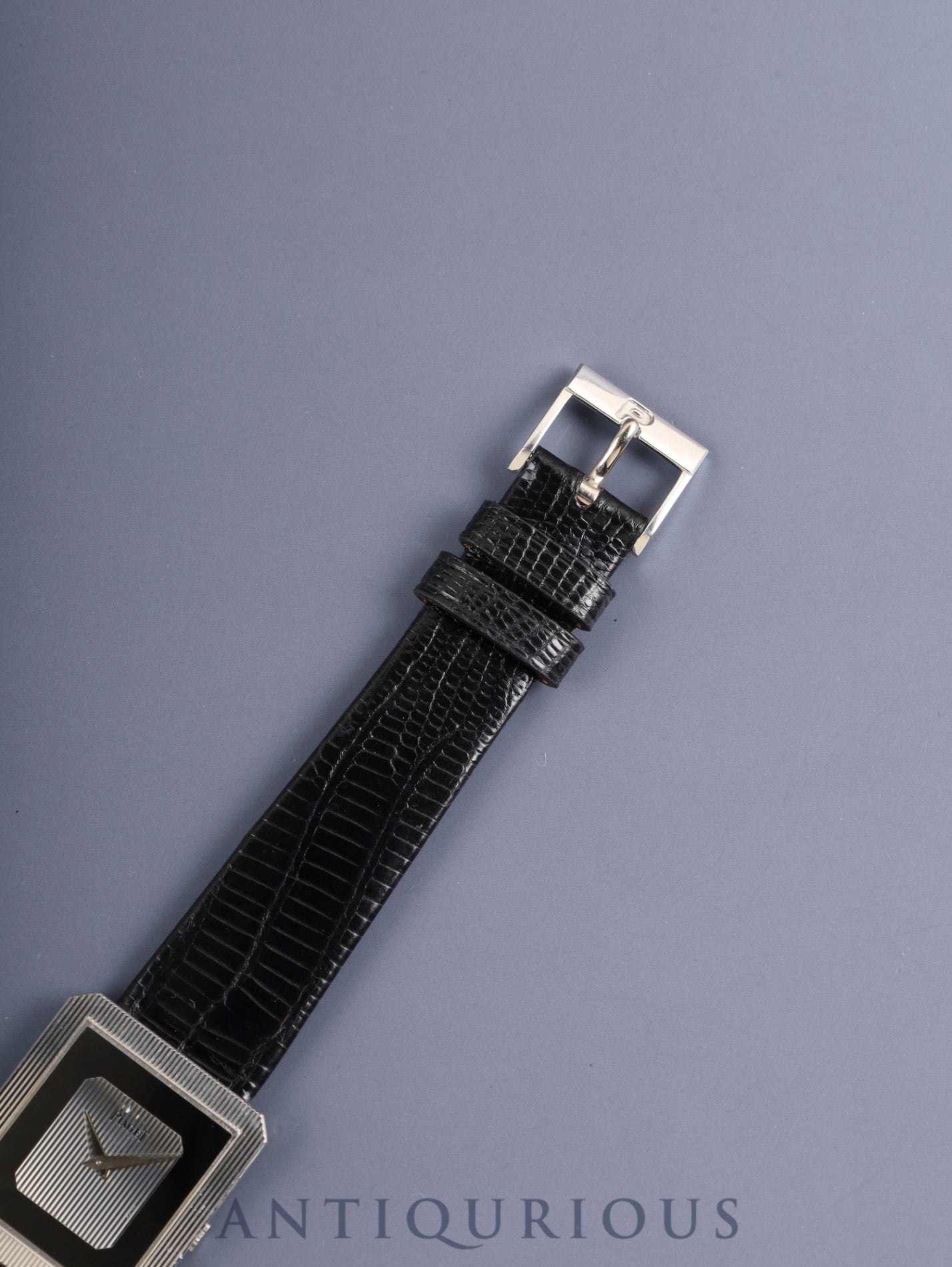 Piaget Protocole 9154 Manual Winding Cal.9P2 750WG Leather Original Pin Buckle (750WG) Black / Silver Dial With Original Leather Strap Overhauled