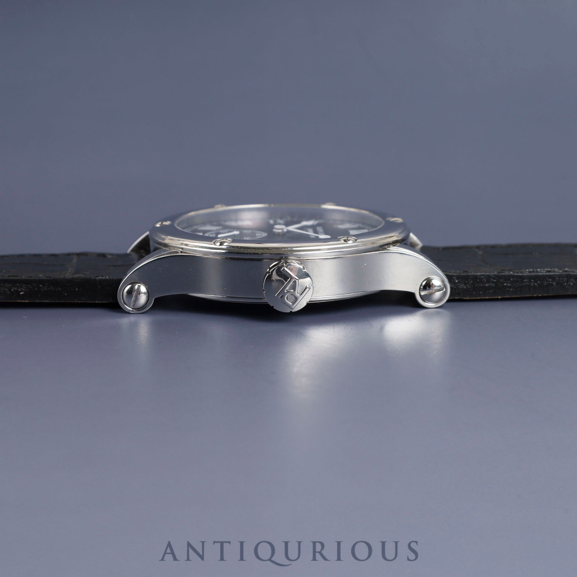 Ralph Lauren Sporting Classic Chronometer RLR0220706 / K02203 Automatic Cal.RL366 SS Leather Genuine Buckle (SS) Black Dial Genuine Replacement Belt Overhauled