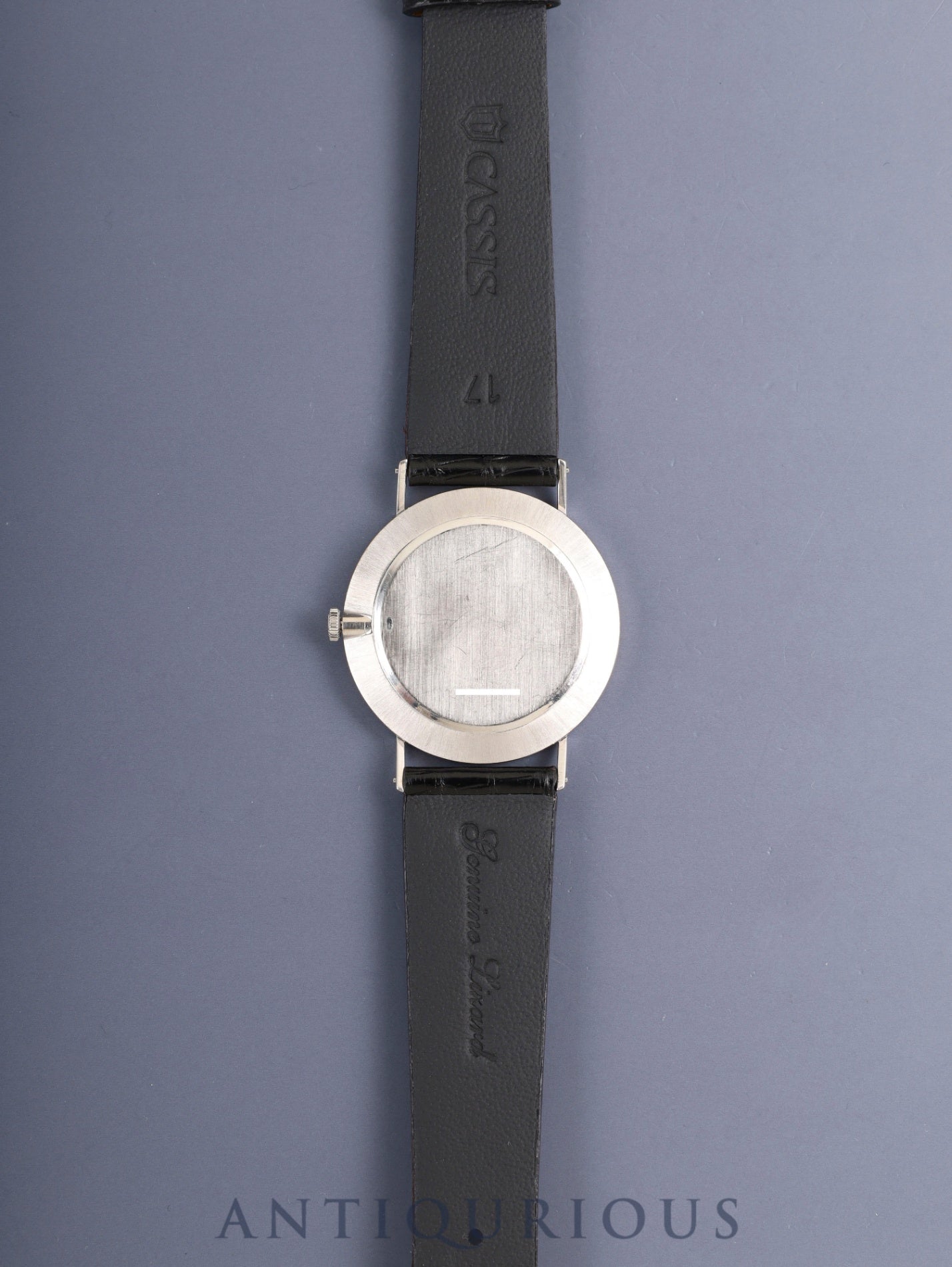 Rolex Cellini 3833 Manual Winding Cal. 1600 750WG Leather Strap Original Pin Buckle (SS) Silver Dial (SWISS / σ markings) Unknown Serial Number Overhauled