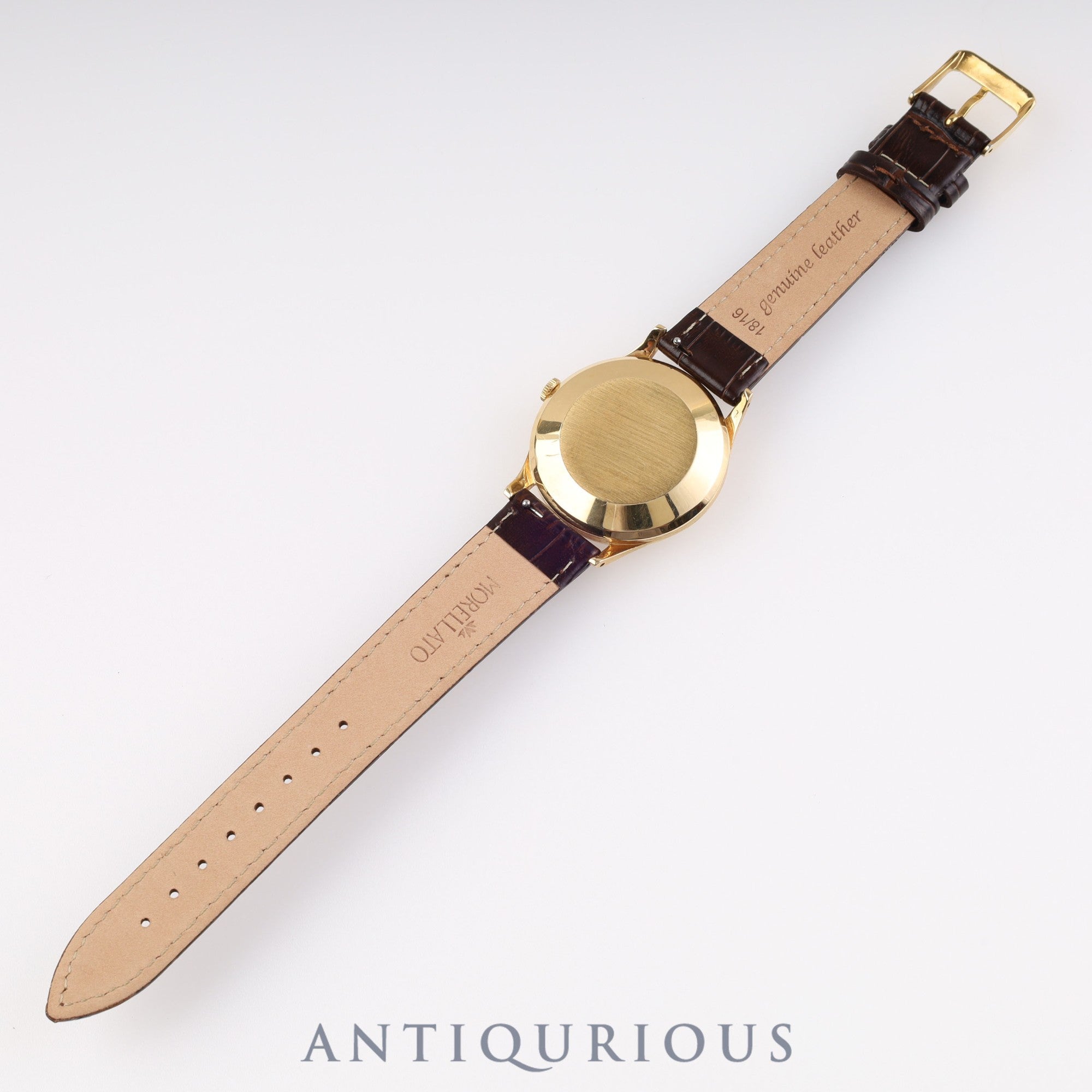 IWC Old Inter Automatic Cal.853 YG Leather Silver Dial IWC