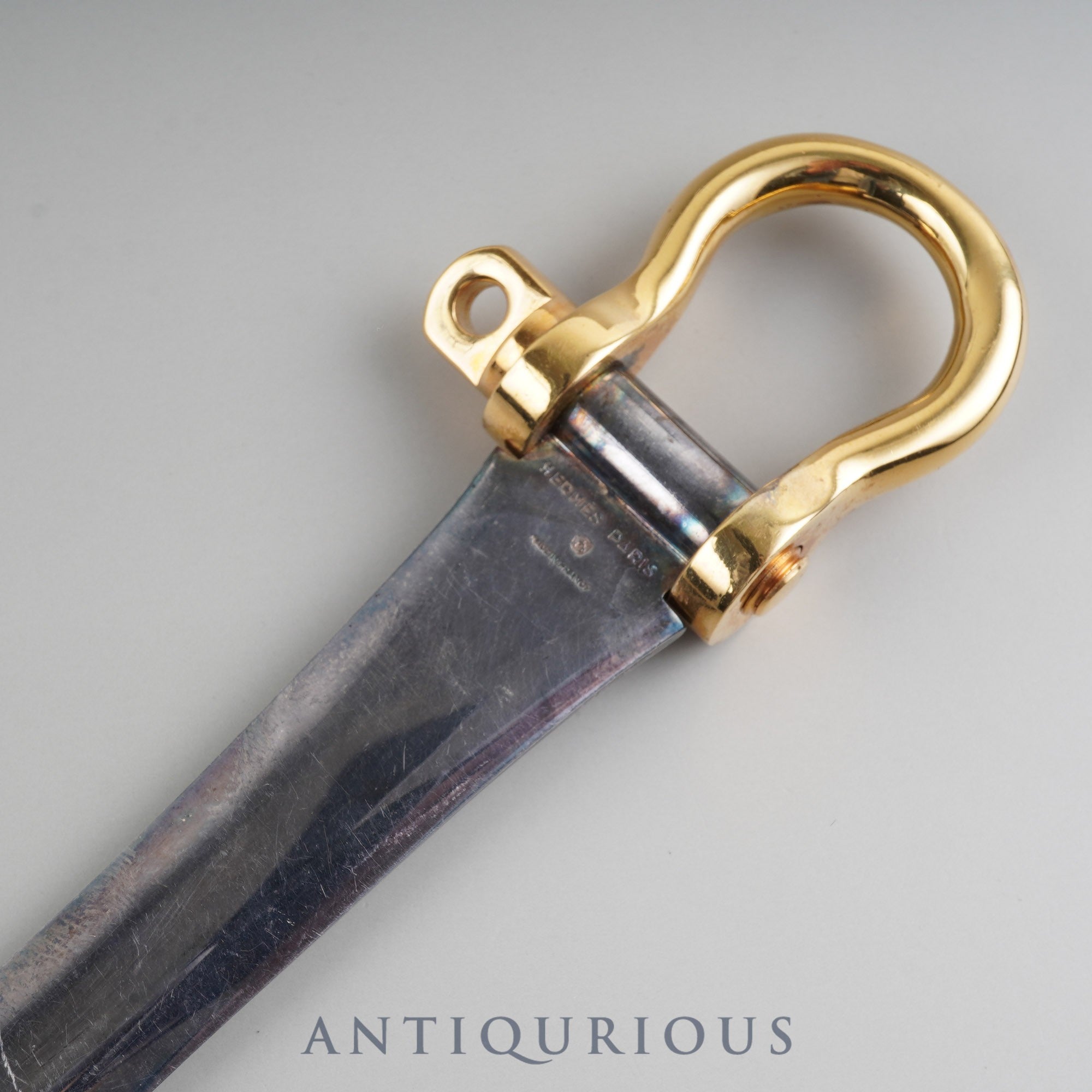 エルメス ペーパーナイフ メタル シルバー×ゴールド