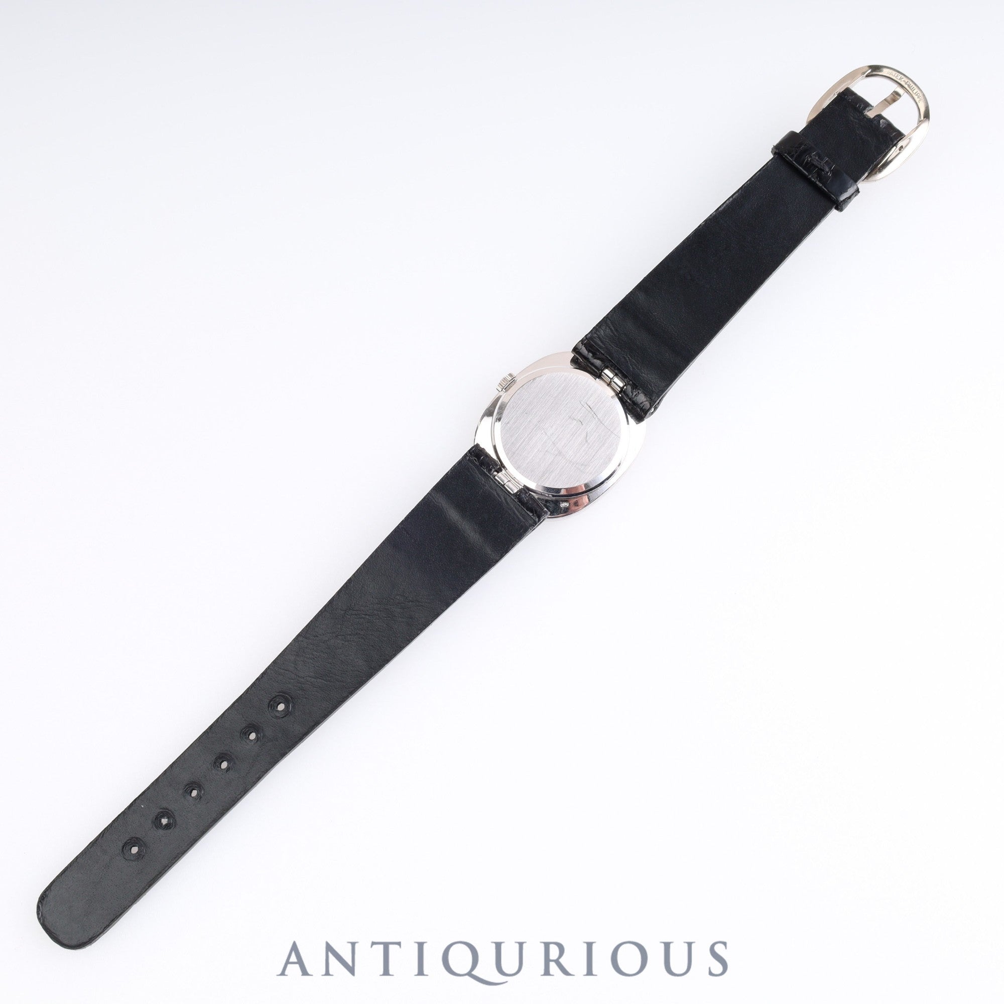 Patek Philippe Golden Ellipse 3948 Manual Winding Cal.215 WG Leather White Dial 1980s