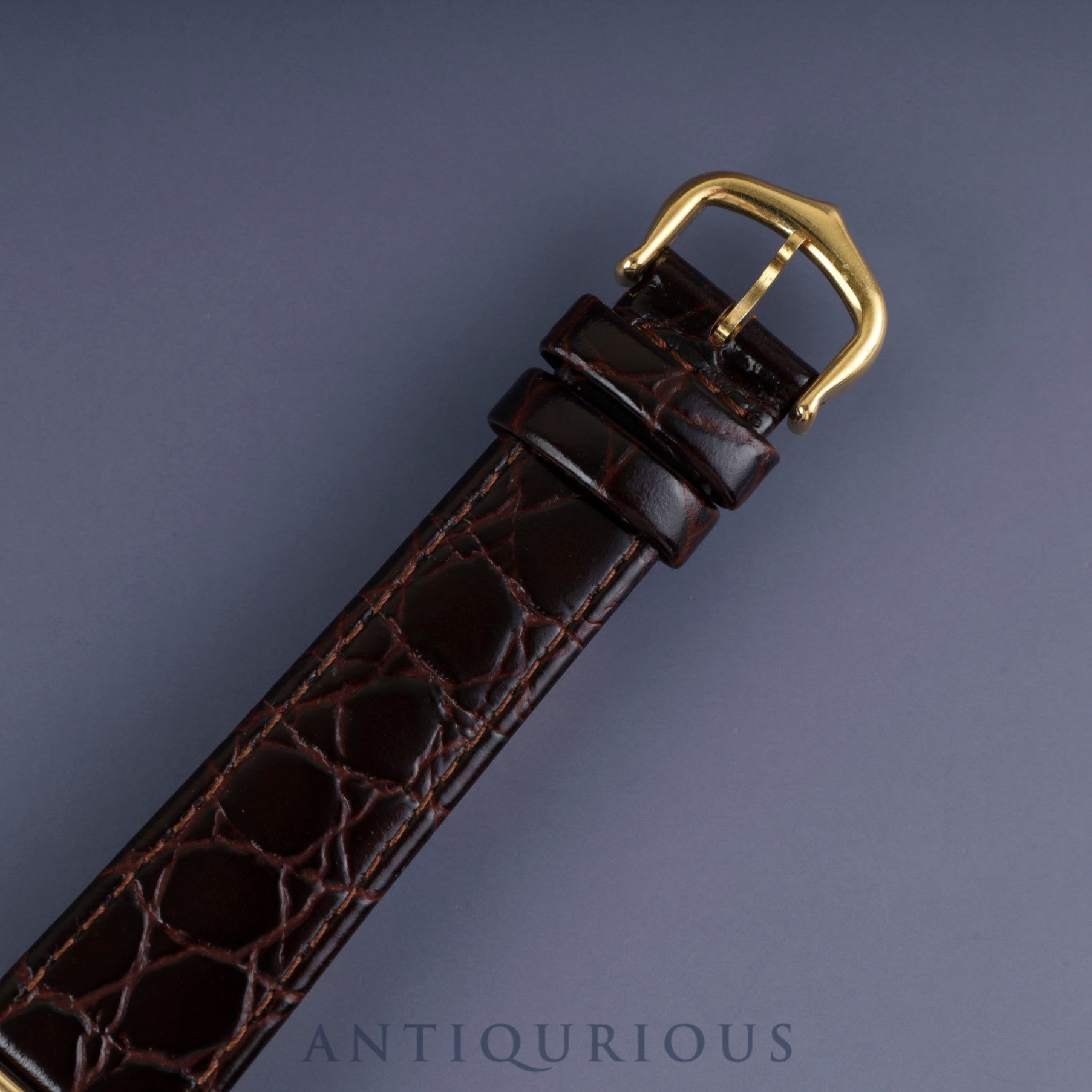 カルティエ マストタンク LM W1002753 / 590005 クォーツ Cal.90 SV925 革 純正尾錠(GP)アイボリーローマン文字盤 オーバーホール済み