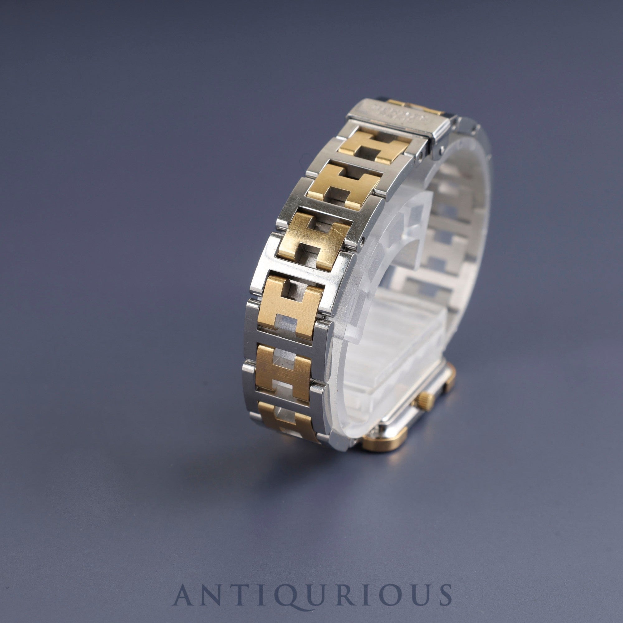 Hermes Cloajour CR1.220 Quartz Cal.976.001 SS/GP SS/GP Gold Dial Overhauled