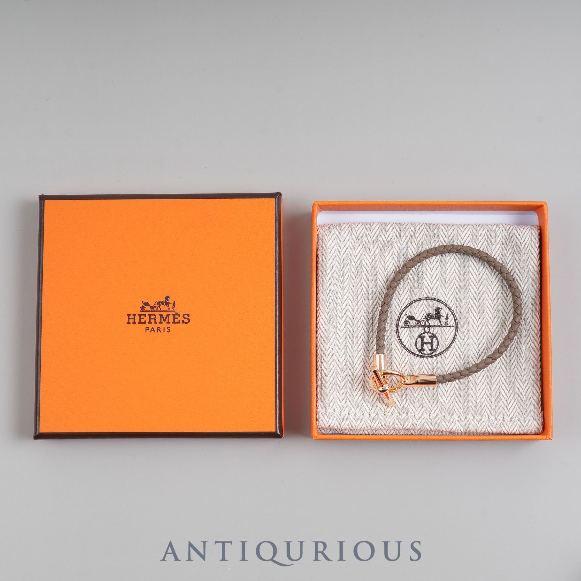 Hermes bracelet Grennan leather box 東京銀座のヴィンテージ