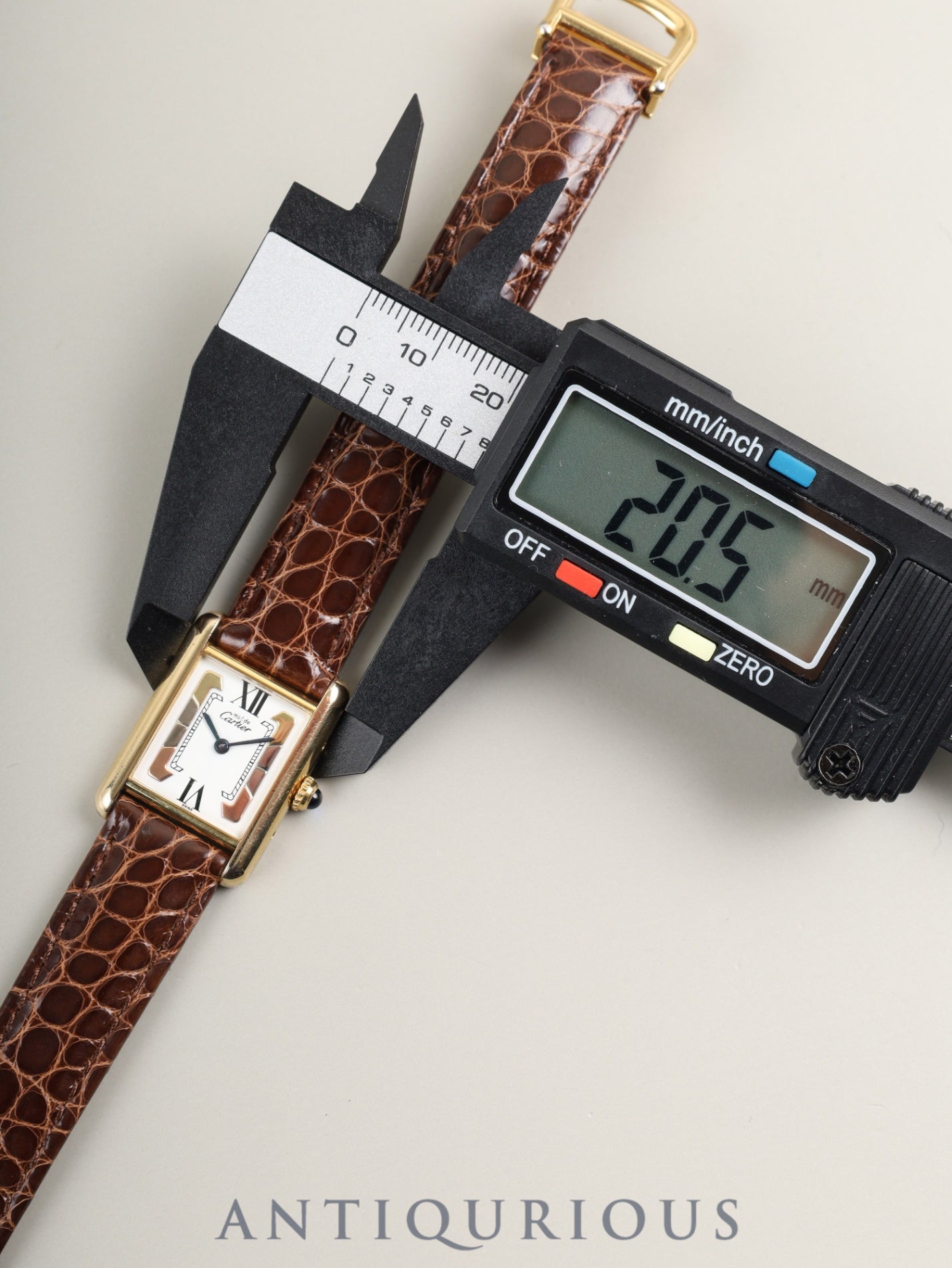 カルティエ マストタンク SM W1006354 / 1613 クォーツ Cal.057 SV925 革 純正Dバックル(GP) サイドトリニティ文字盤(SWISS表記 )1996年頃~1998年頃 オーバーホール済み