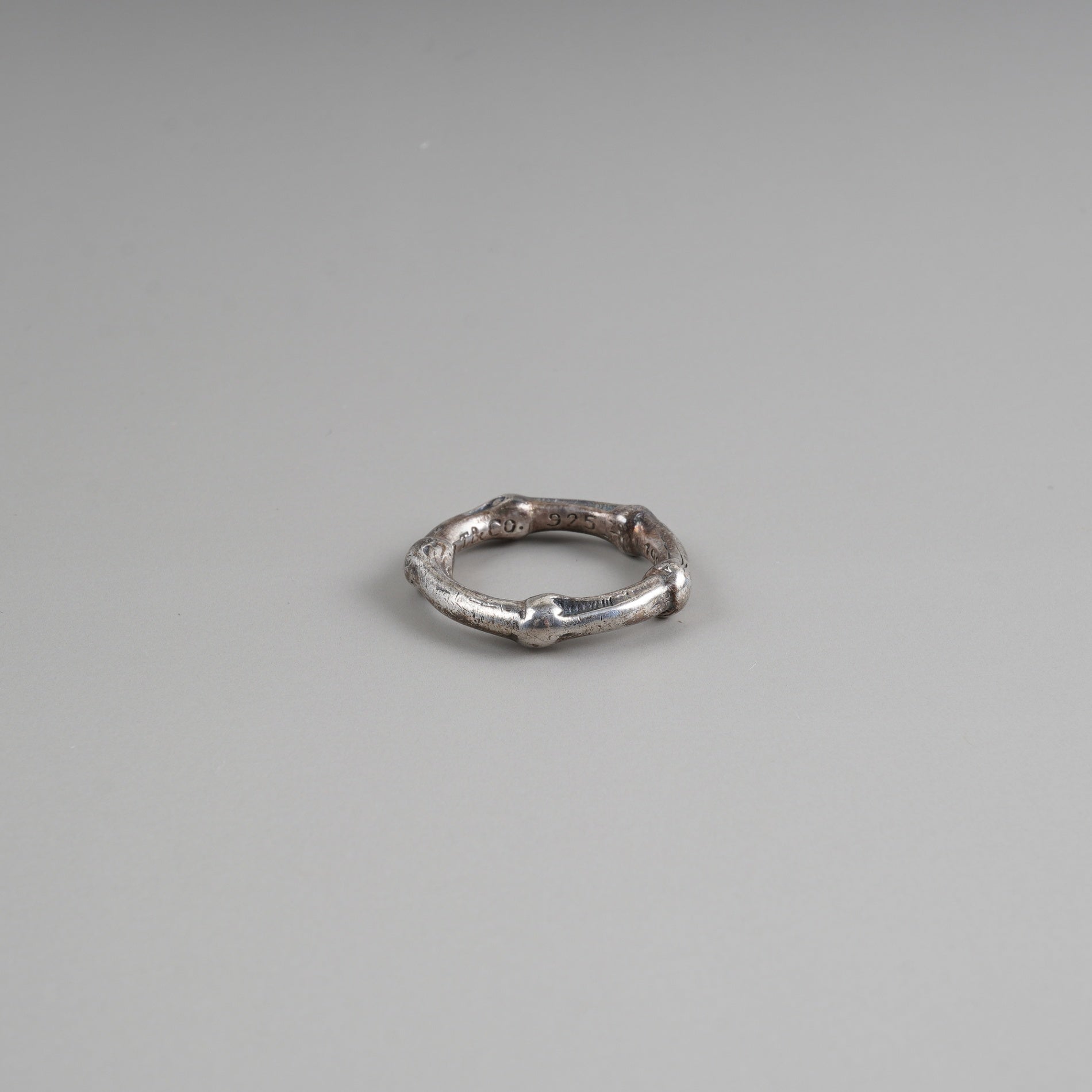 Tiffany ring, bamboo, SV925, size 12, storage bag