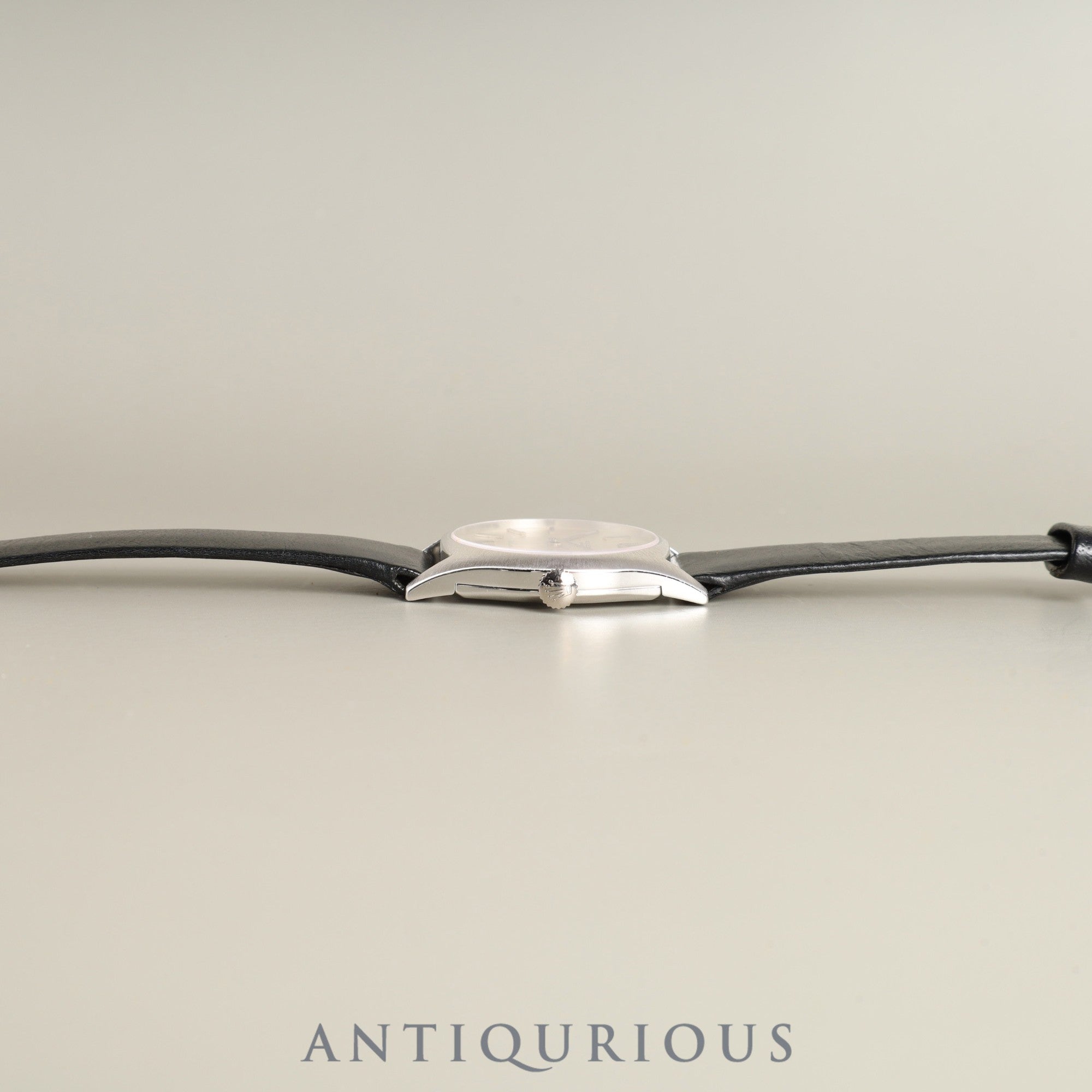 ロレックス チェリーニ 3800 手巻き Cal.1600 750 純正革ベルト 純正尾錠(SS) シルバー文字盤 箱 保証書(1971年) タグ オーバーホール済み