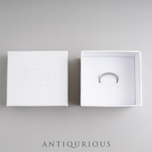 Maison Margiela Ring Number Logo SV925 Box
