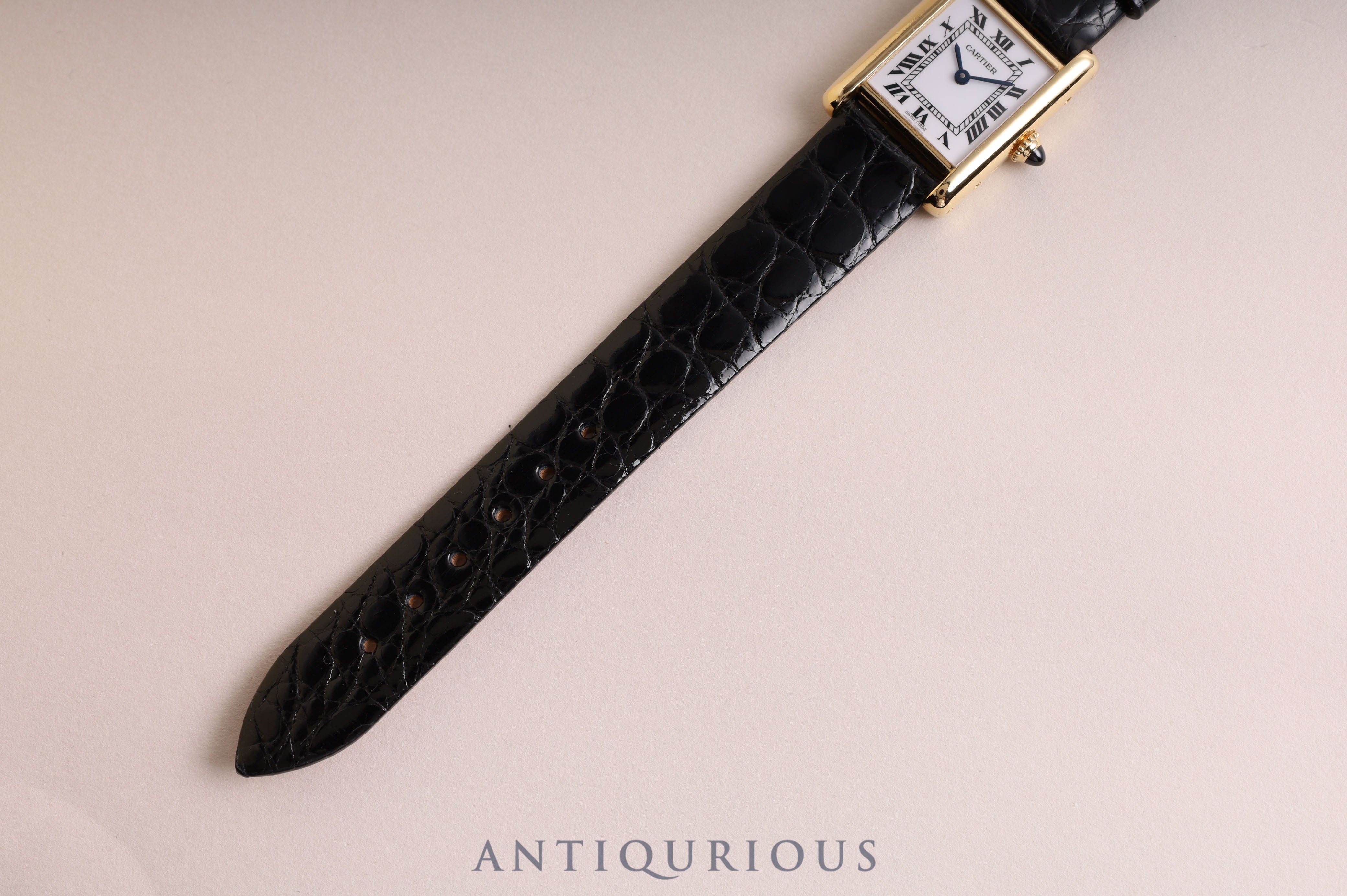 Cartier Tank Louis Cartier MM YG Manual Winding Completed Service in May 2023