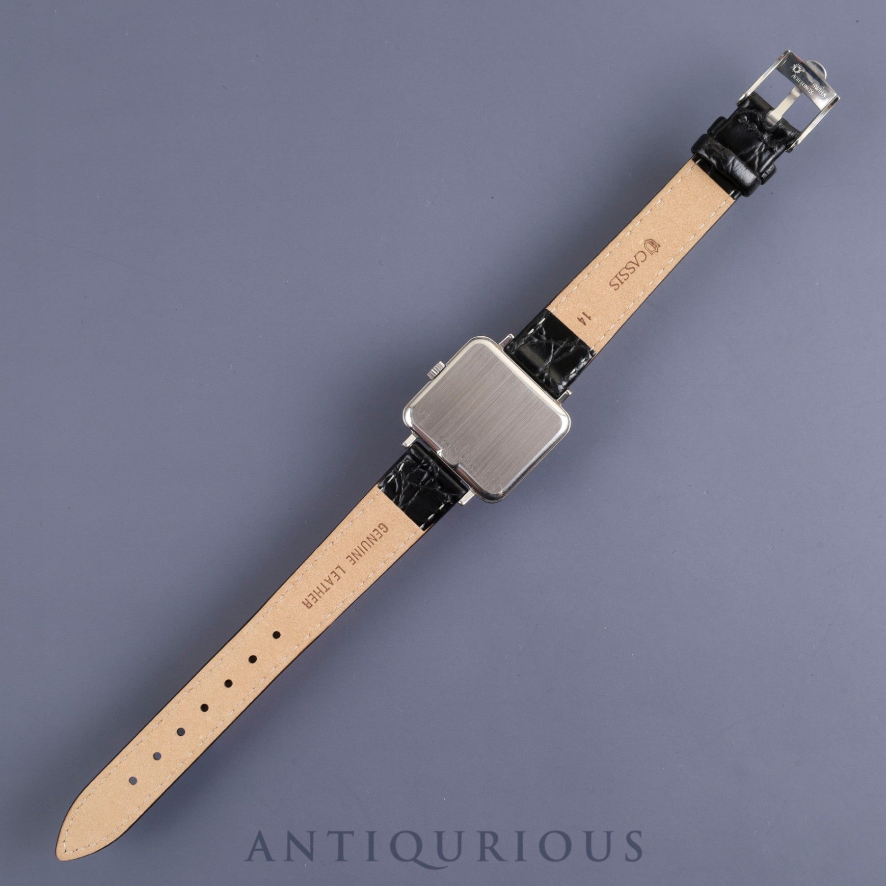 オメガ デ・ヴィル 511.0375 手巻き Cal.625 SS 革 純正尾錠(SS)ネイビー文字盤 オーバーホール済み