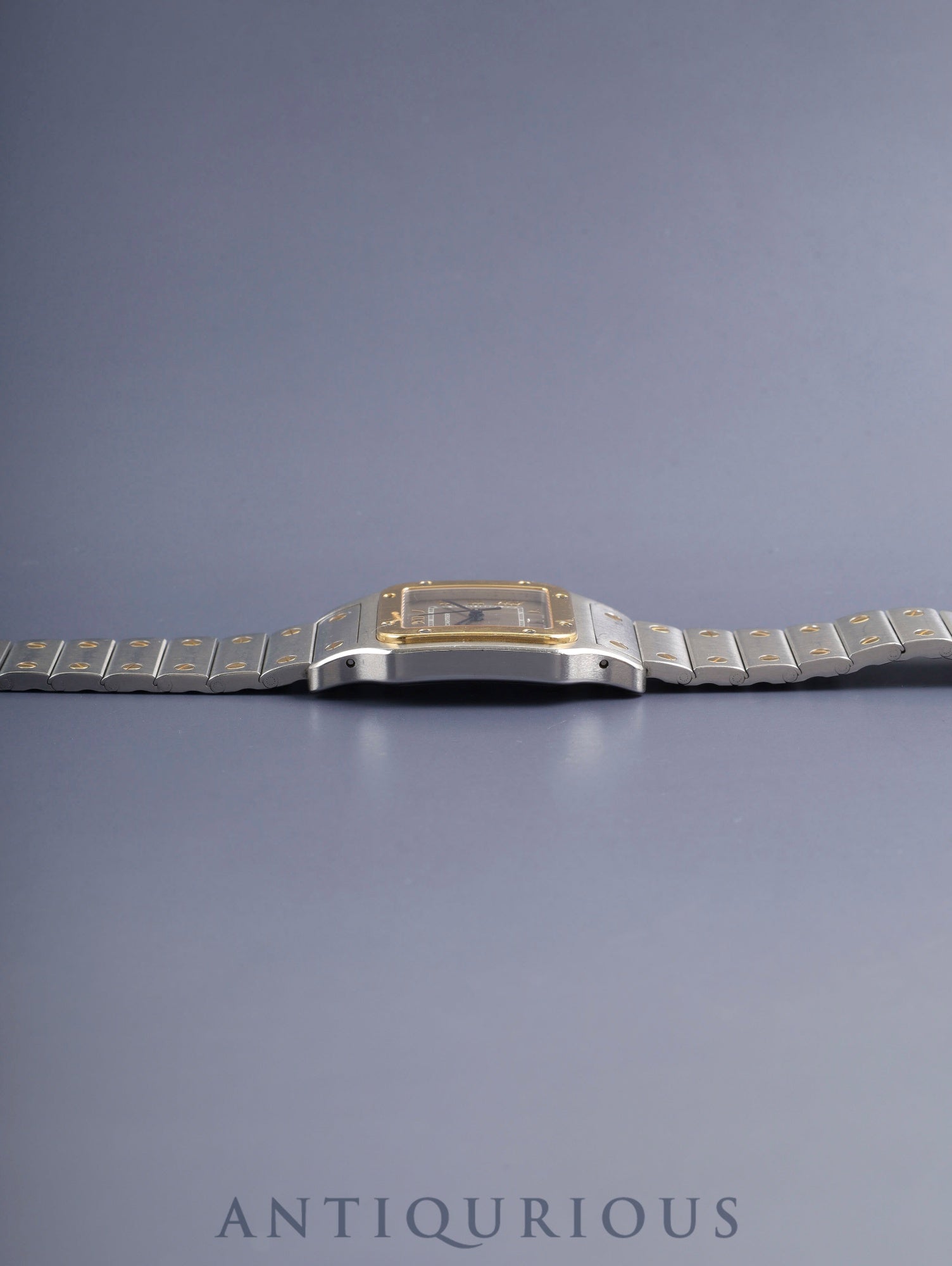 カルティエ サントス ガルベ LM W20030C4 / 1566 クォーツ Cal.87 SS/YG SS/YG グレーローマン文字盤 (SWISS MADE表記)オーバーホール済み