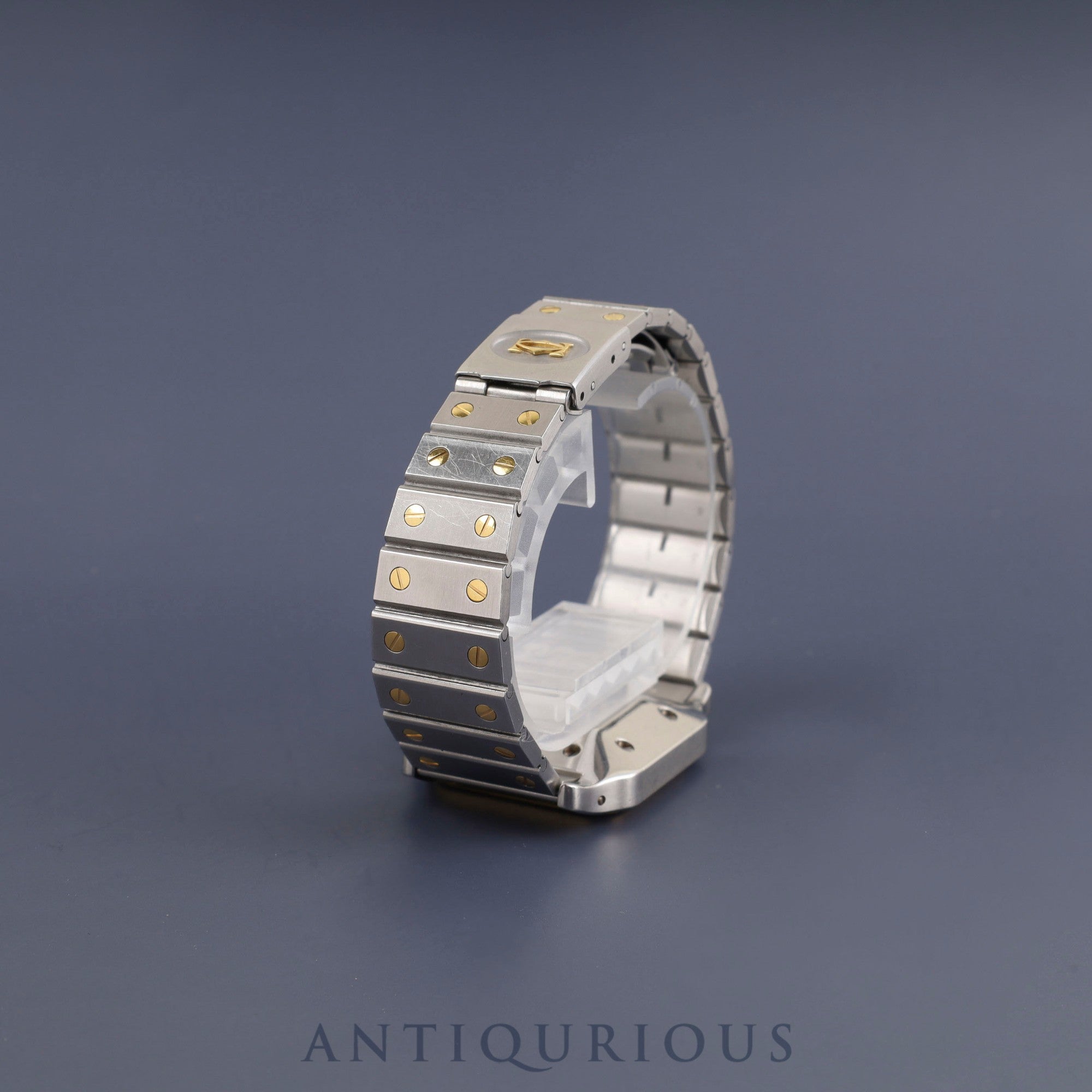 カルティエ サントス ガルベ LM 81036283 / 2961 自動巻き Cal.2671 SS/YG SS/YG ホワイトローマン文字盤 オーバーホール済み