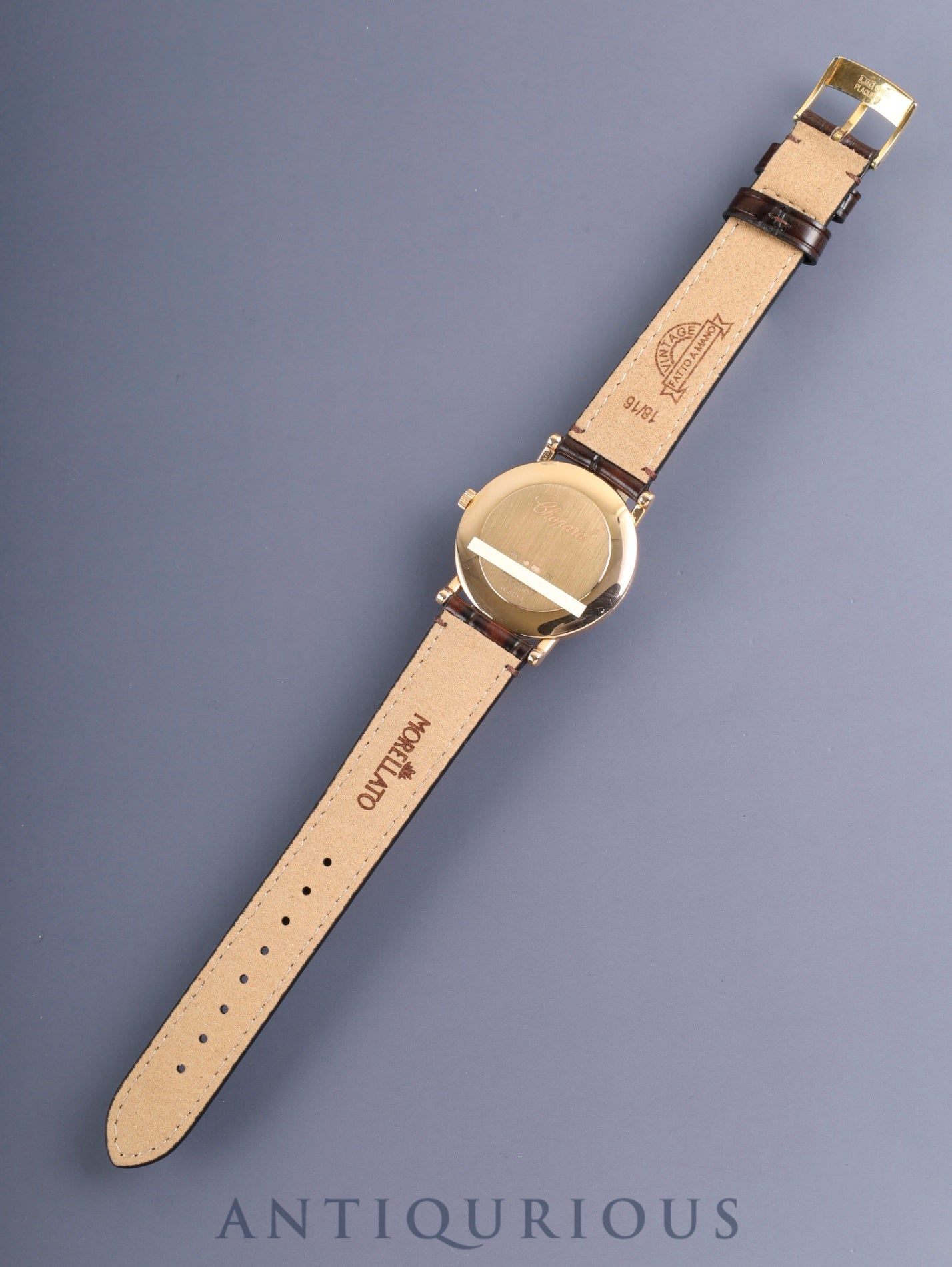 Chopard Classic 163154-5001 Manual Winding Cal.7001 (ETA) 750PG Leather Original Pin Buckle (GP) White Roman Dial Certificate (undated) Overhauled